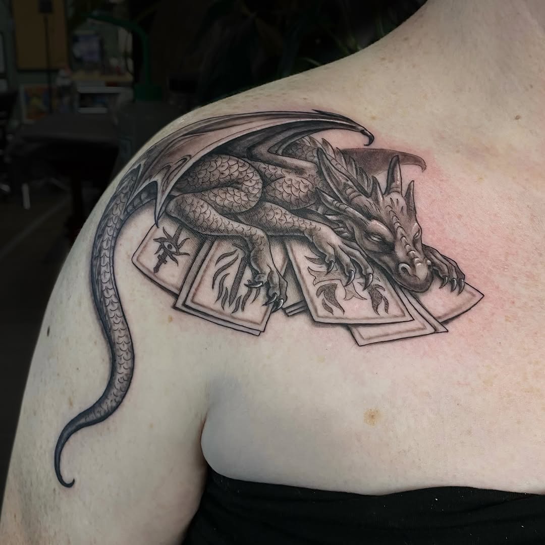 Tattoo by @tatcaviar — realism, black_and_grey