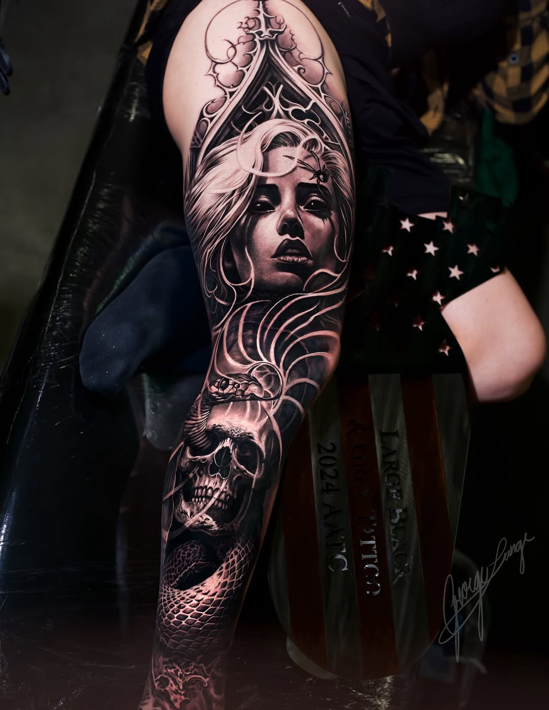 Tattoo by @lange_tattoo β black_and_grey, realism