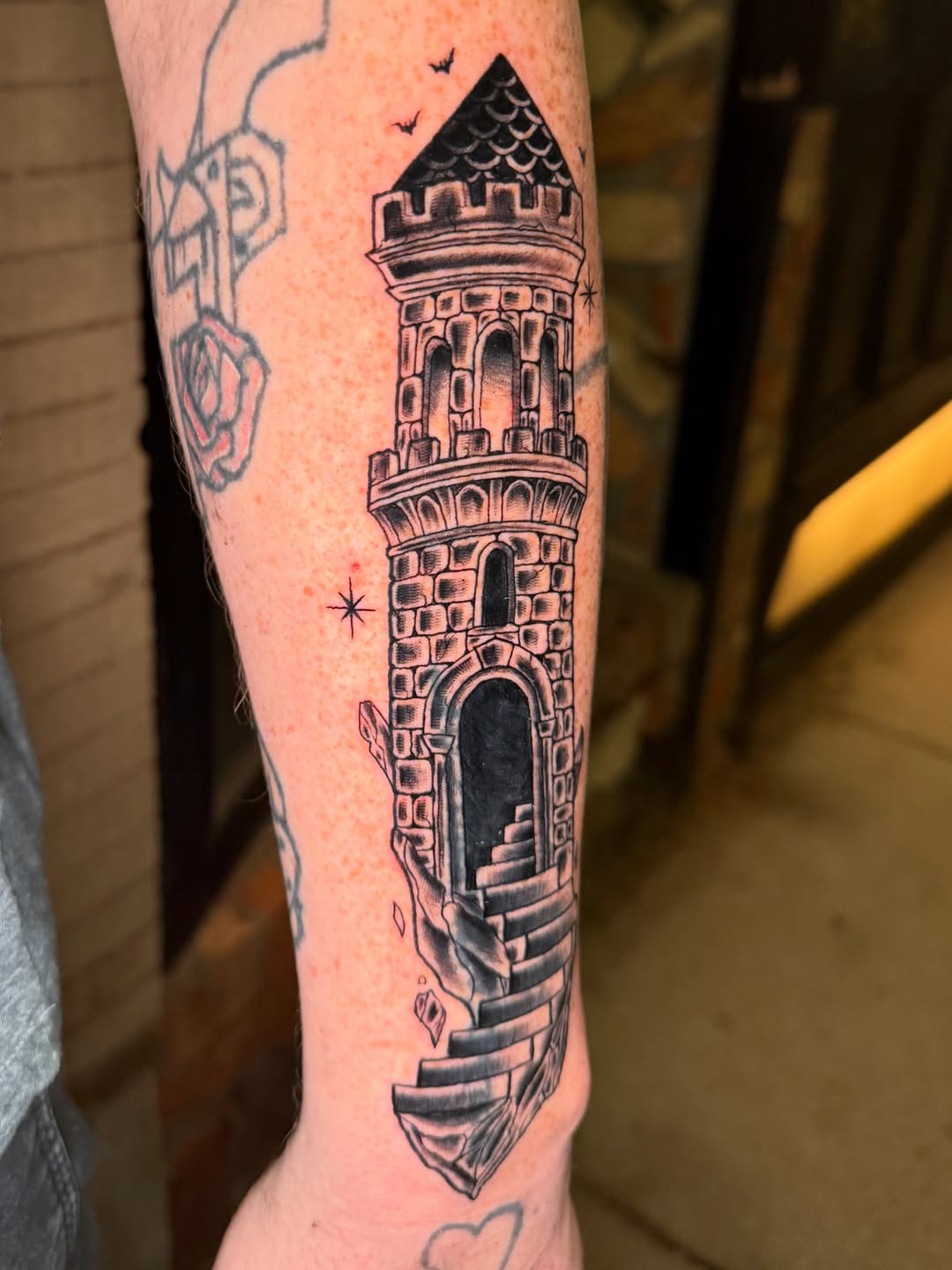 Tattoo by @tattoosbychauncey — black_and_grey
