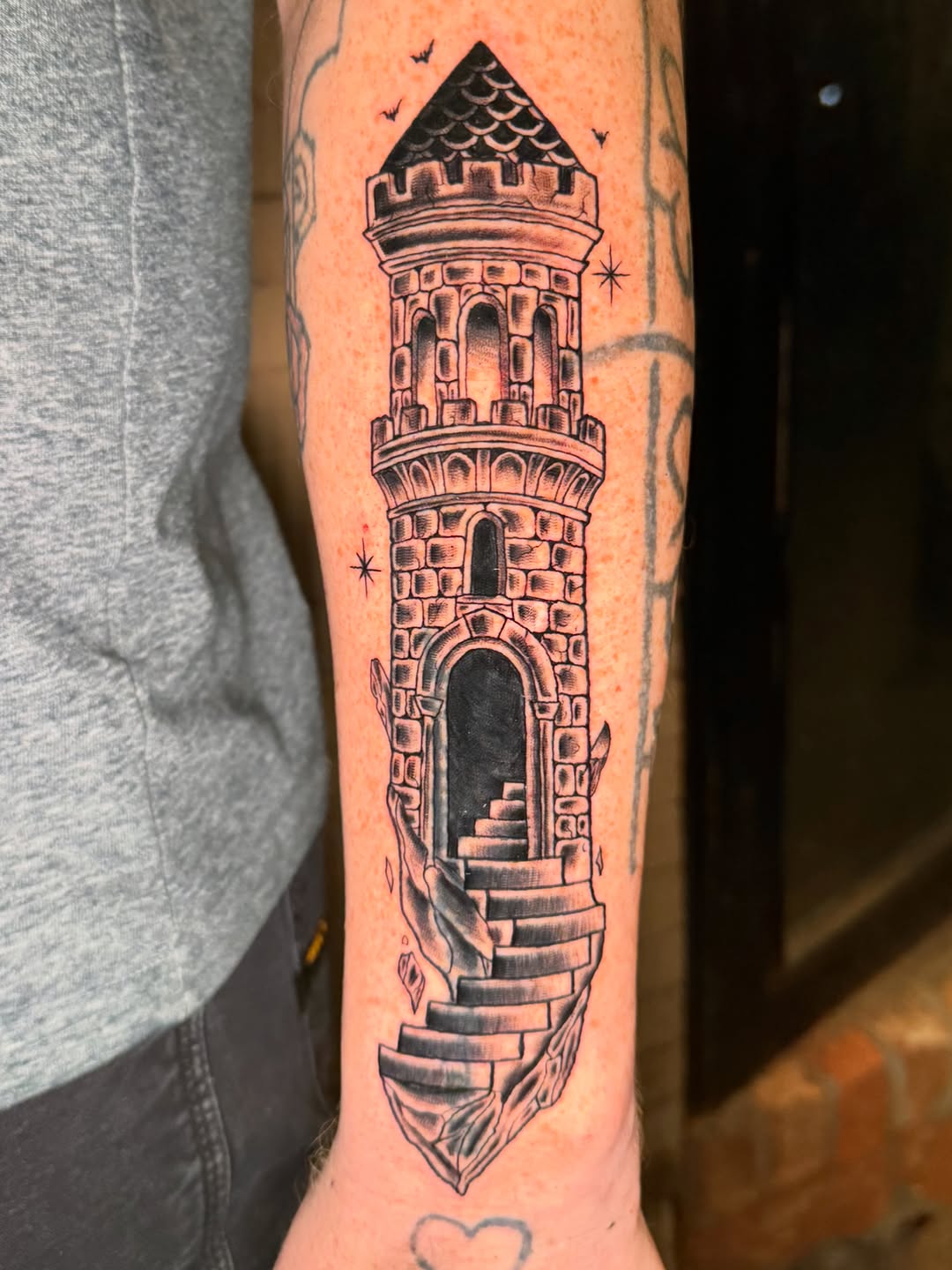 Tattoo by @tattoosbychauncey — black_and_grey
