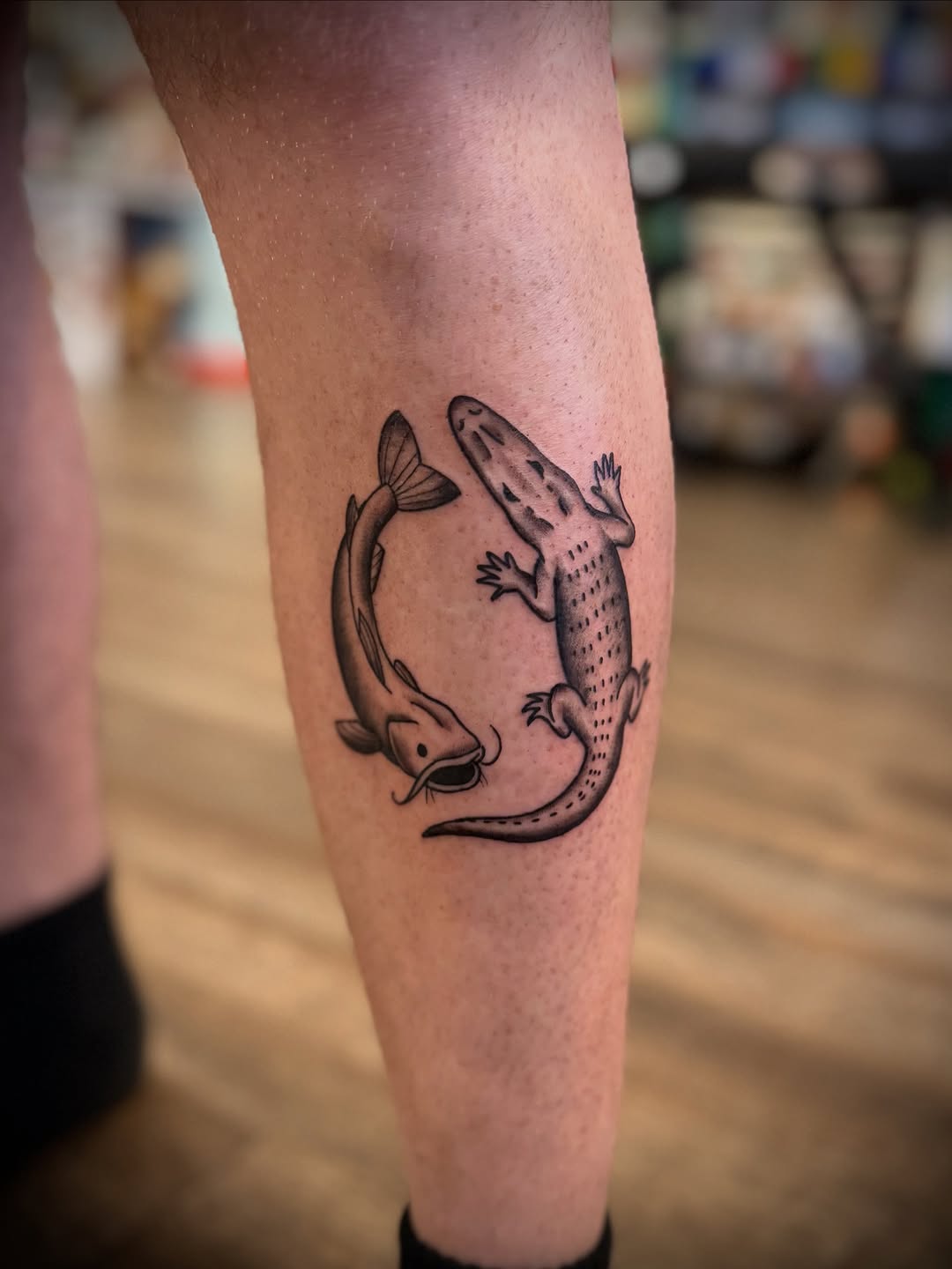 Tattoo by @jaybeetattoo — black_and_grey