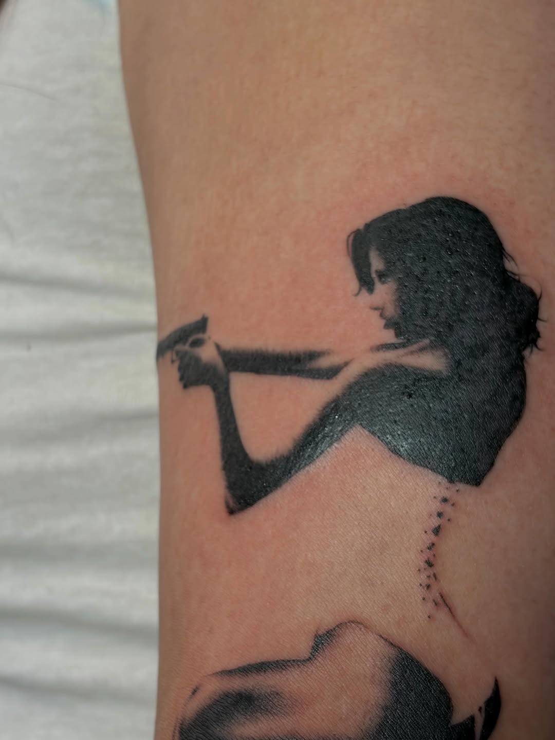 Tattoo by @sexyratpotion โ realism, black_and_grey
