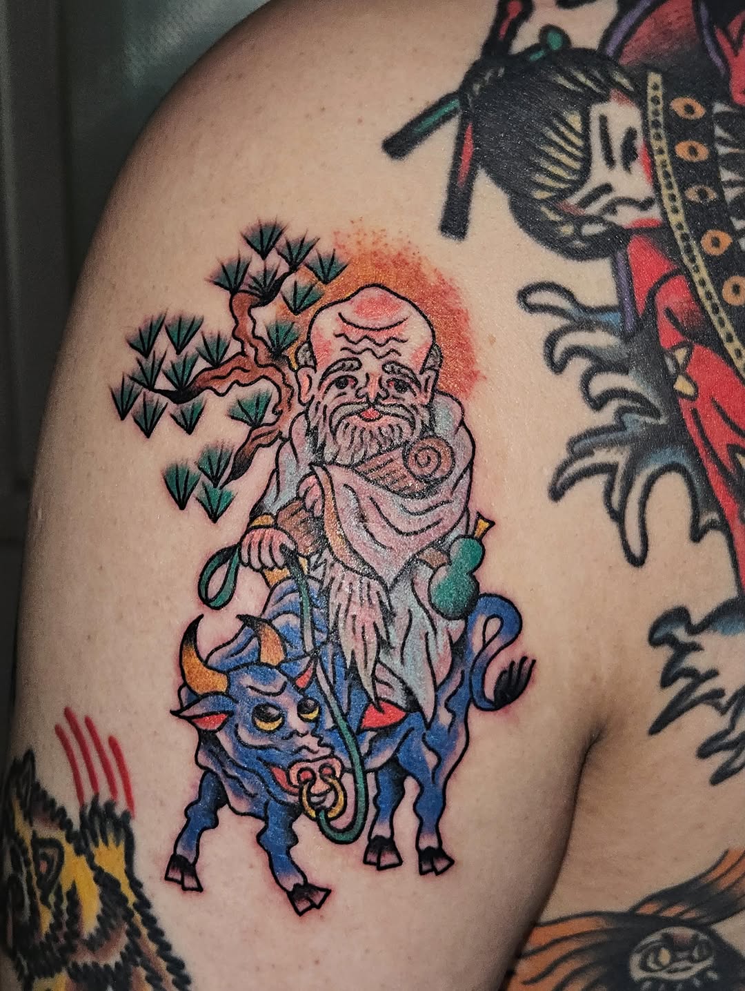Tattoo by @kissmygiss — japanese_irezumi, neo_traditional