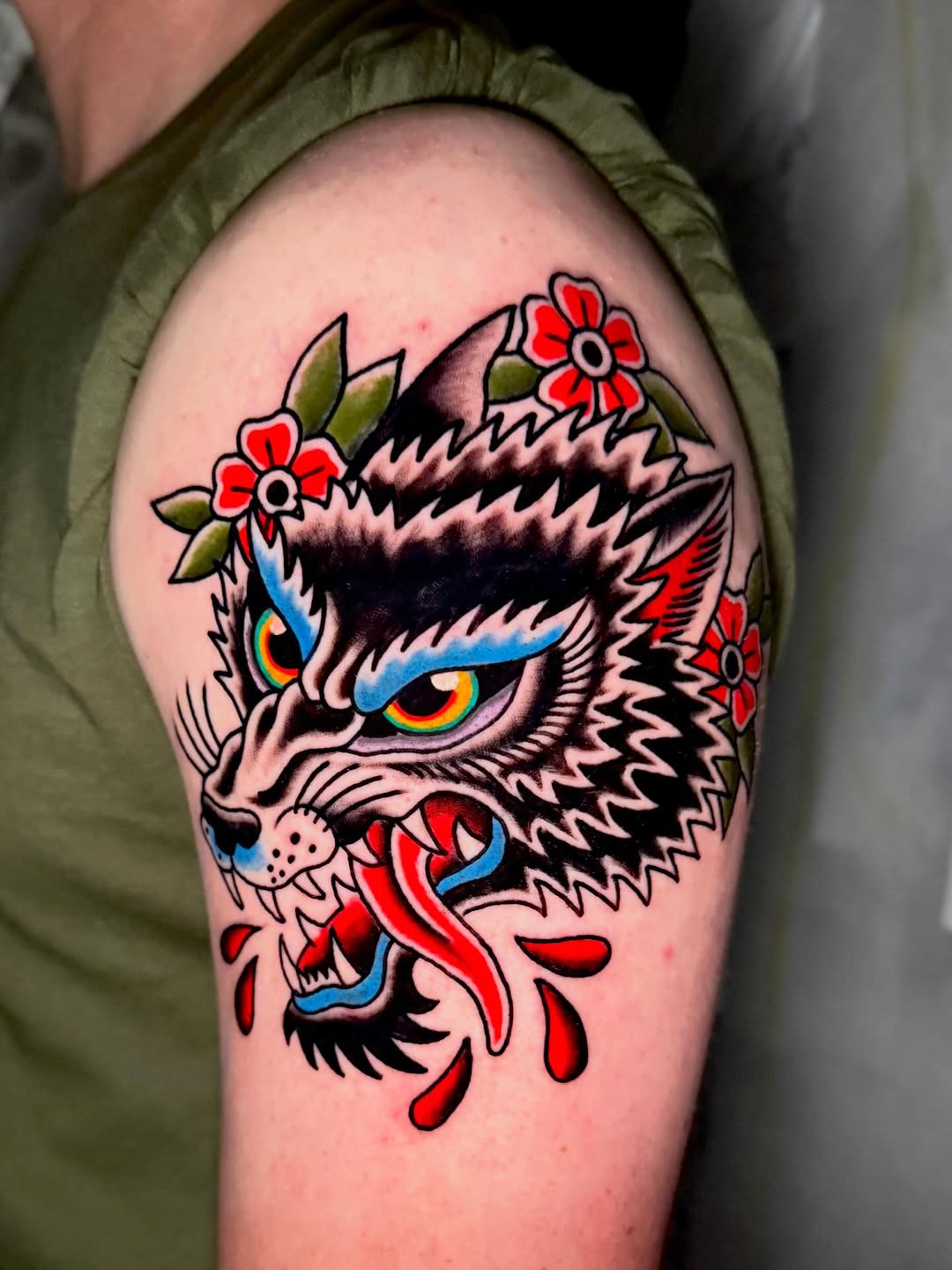 Tattoo by @sethwlkr — american_traditional, illustrative