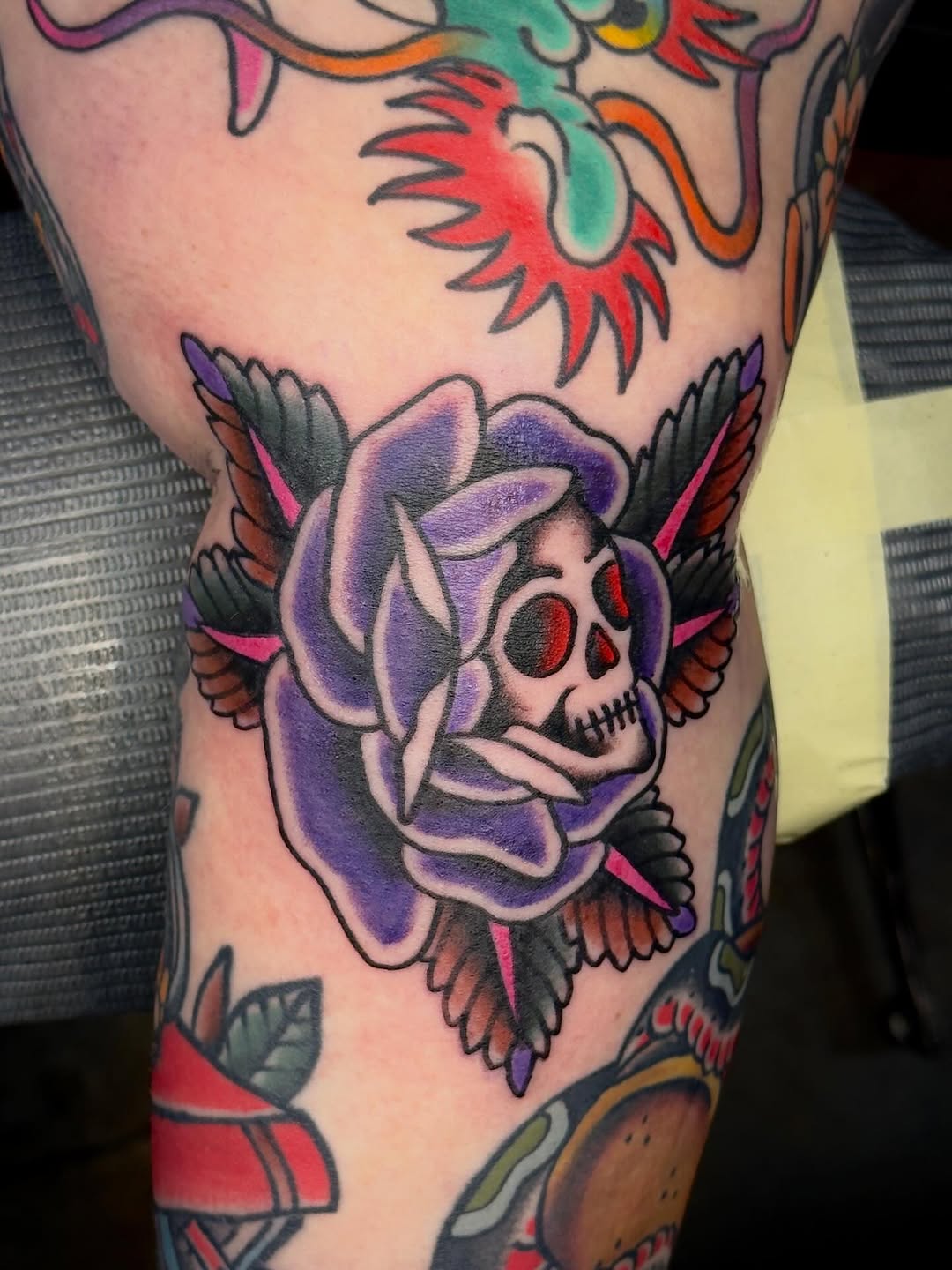 Tattoo by @sethwlkr — american_traditional, illustrative