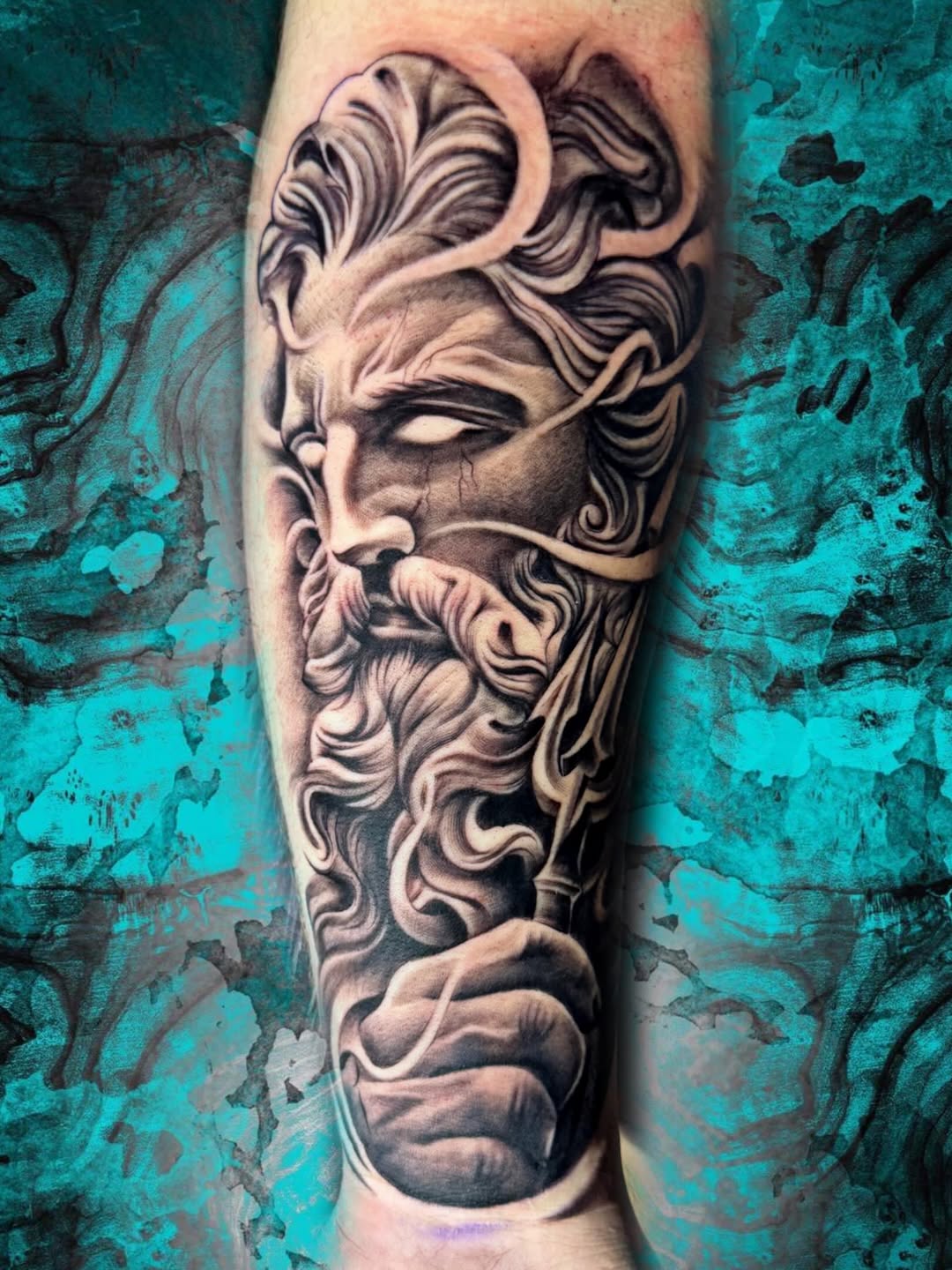 Tattoo by @chautattoo_ โ realism, black_and_grey