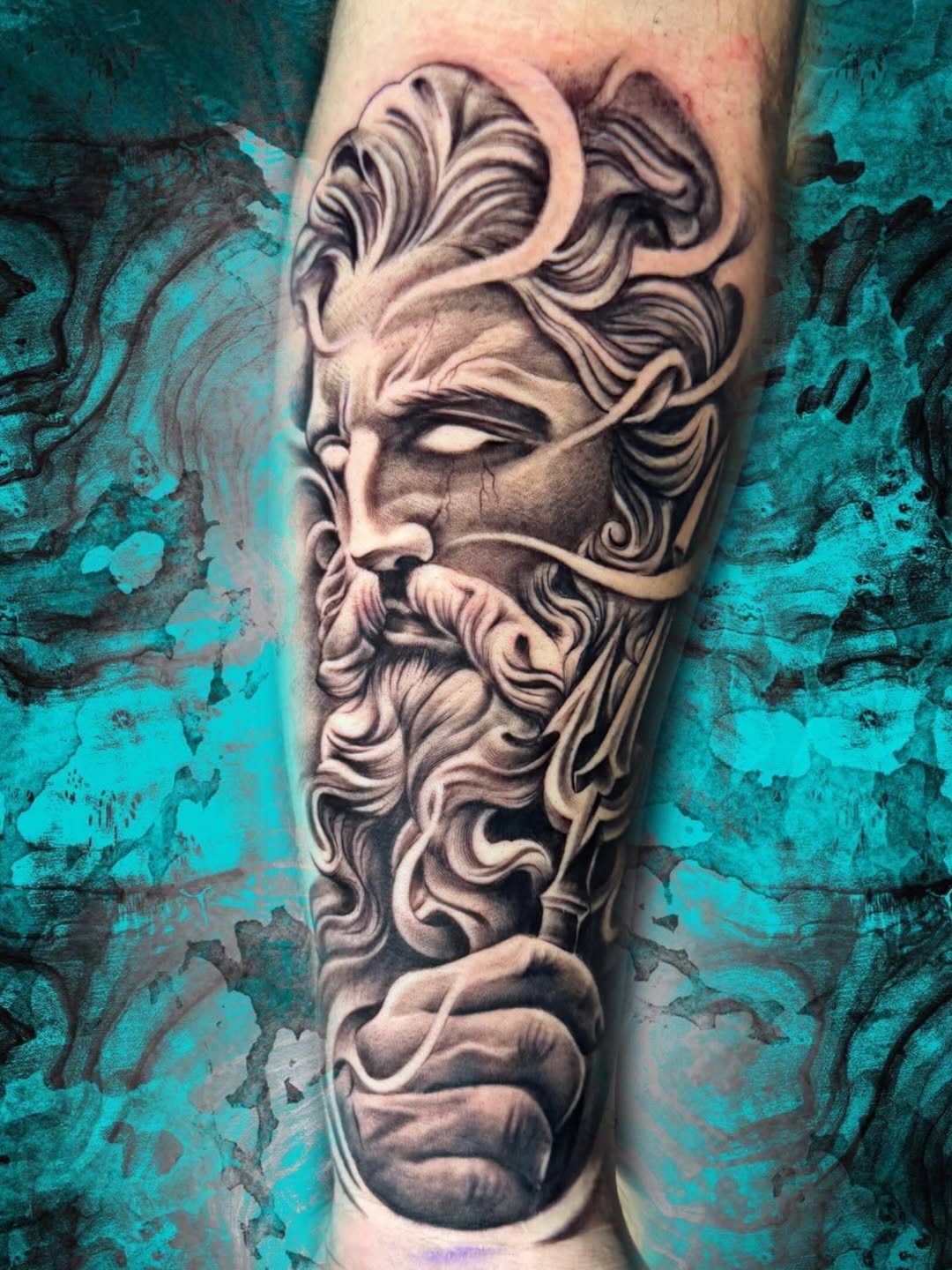 Tattoo by @chautattoo_ โ realism, black_and_grey