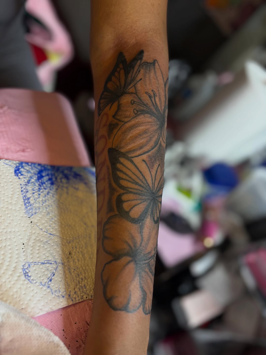 Tattoo by @barb_inks — black_and_grey, fine_line