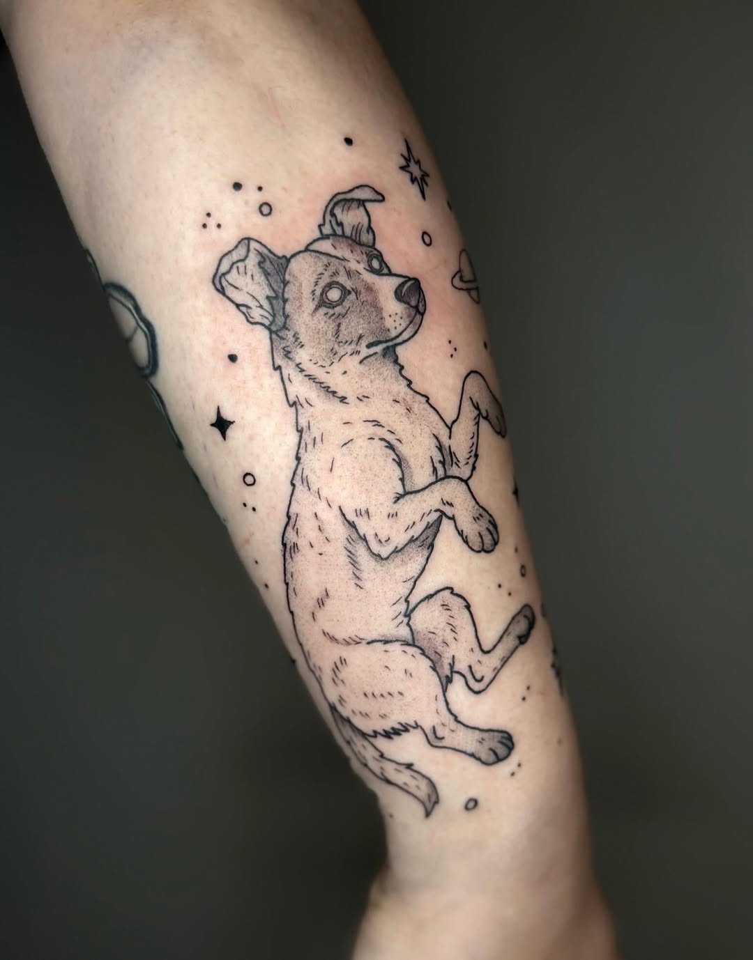 Tattoo by @branditattoos โ illustrative, black_and_grey