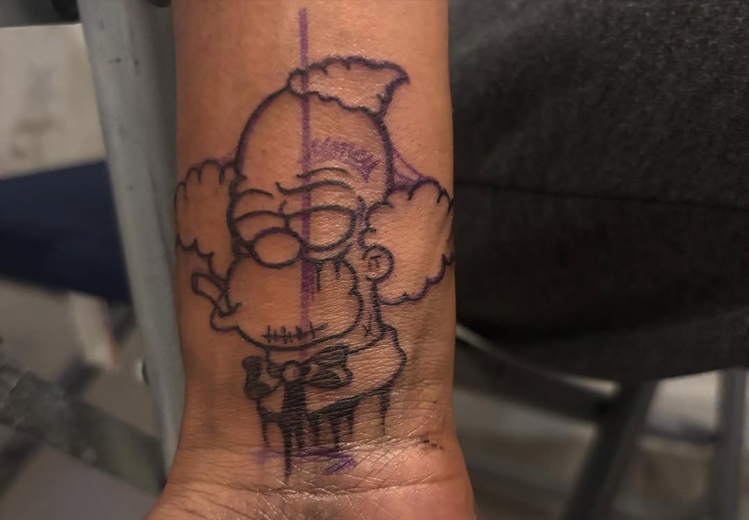 Tattoo by @ink_hustle36 — illustrative, anime