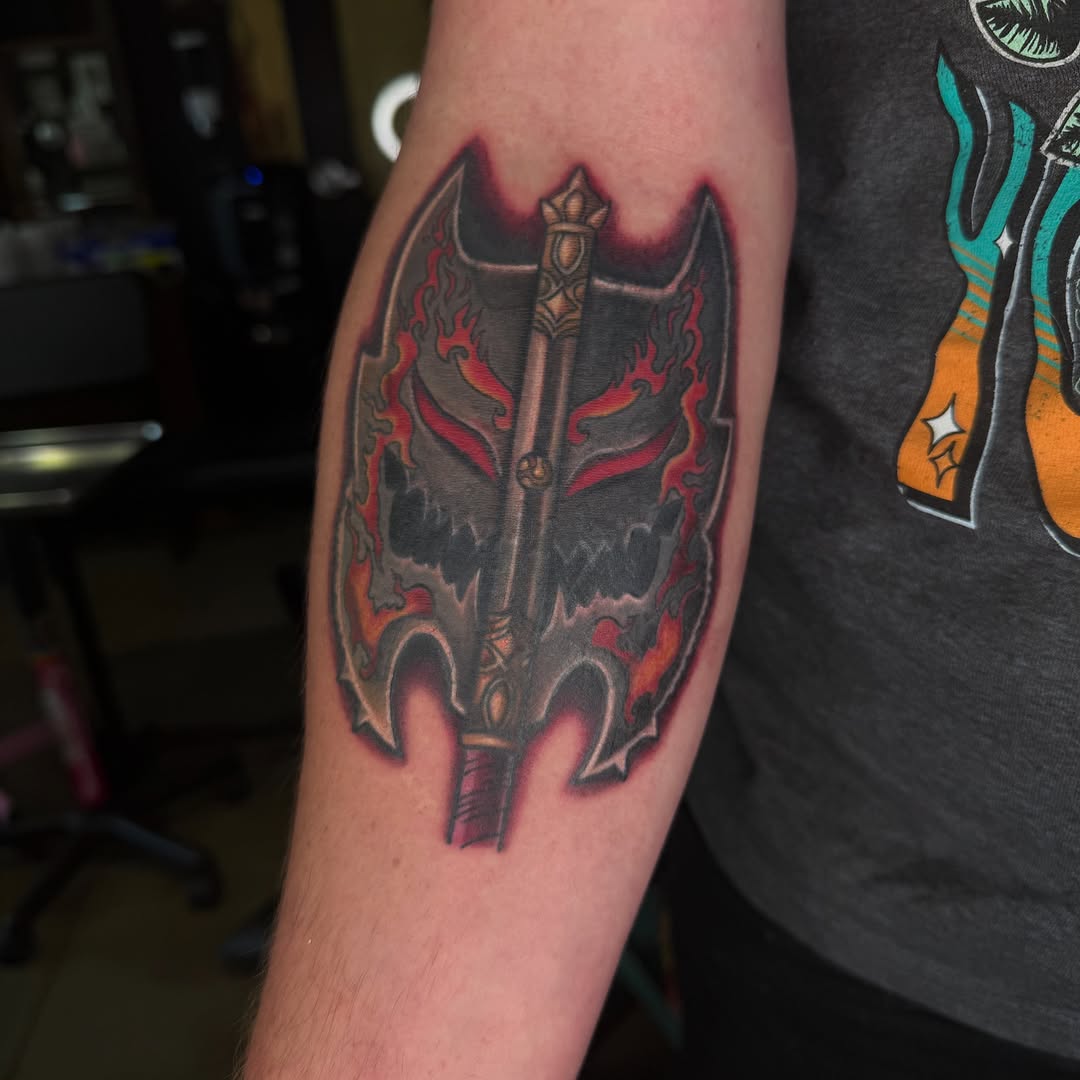 Tattoo by @tatsbychloe — illustrative, dark_realism