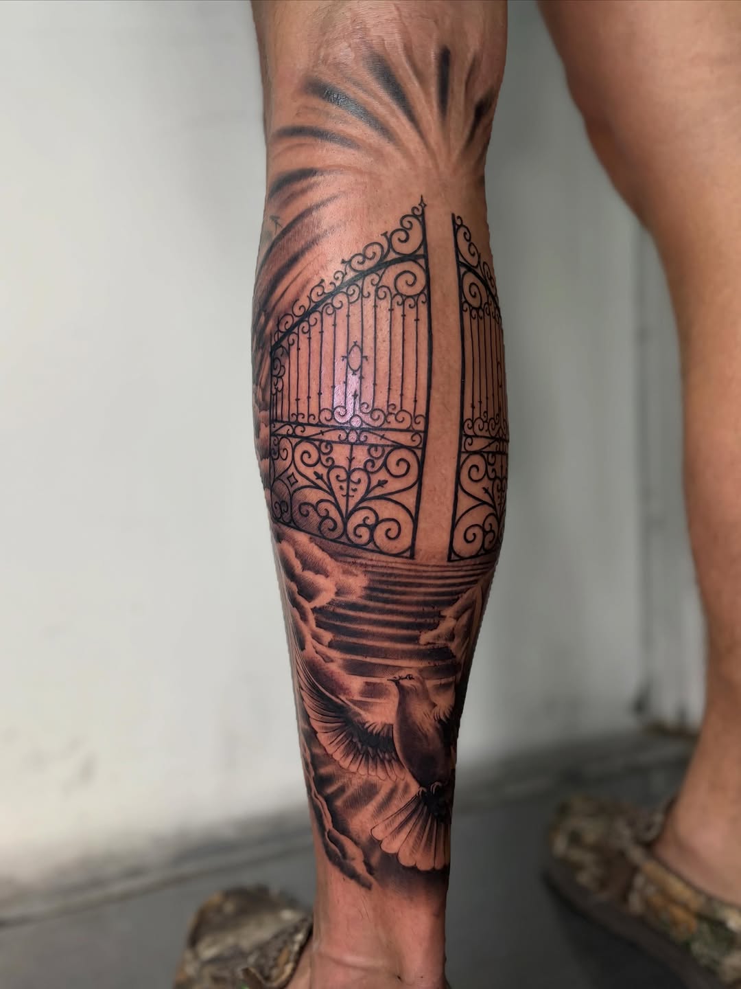 Tattoo by @tattoosbytessa_ — black_and_grey, realism