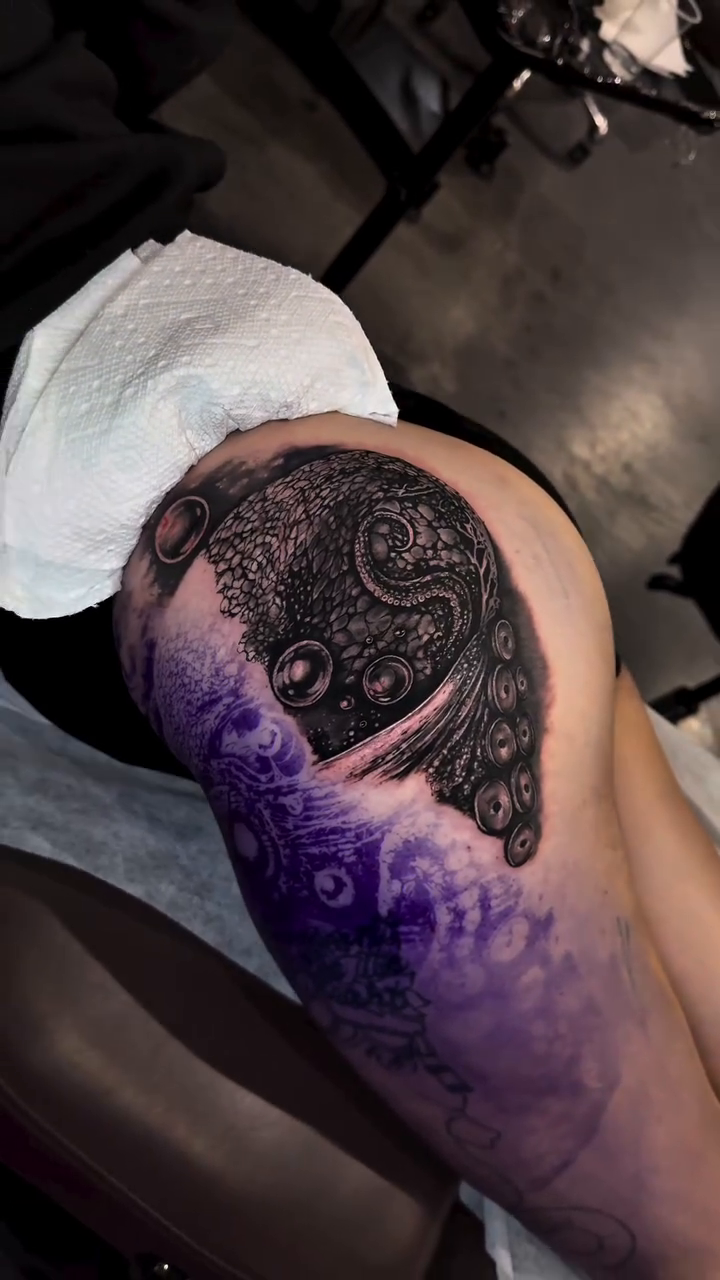 Tattoo by @georgiannaink โ blackwork, ornamental