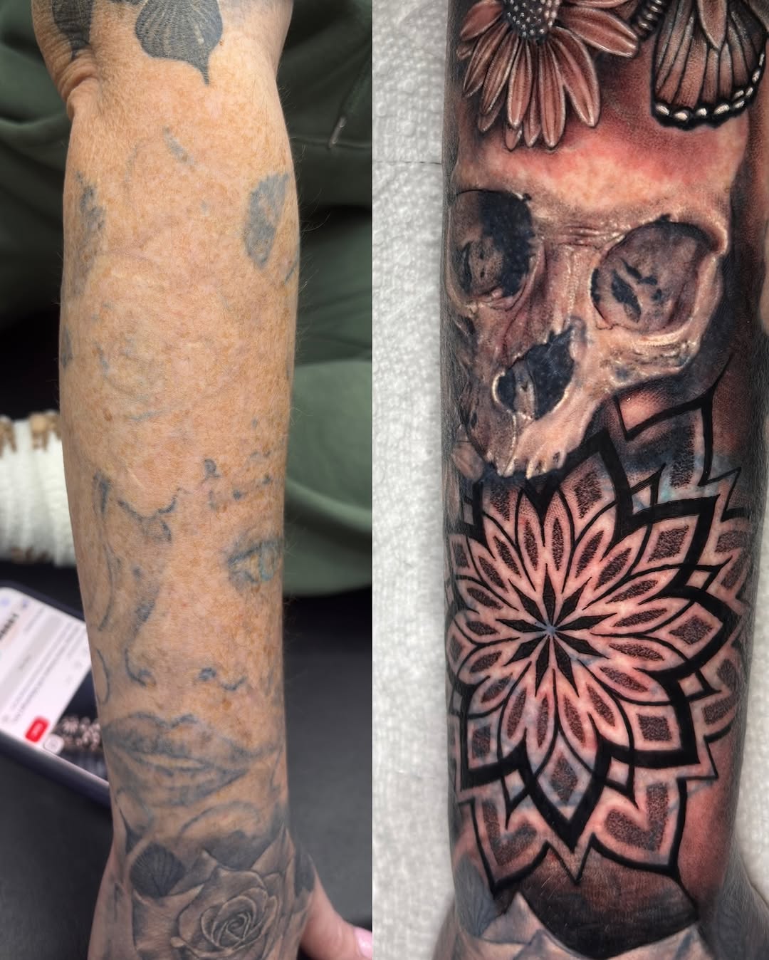 Tattoo by @dale13 — realism, geometric