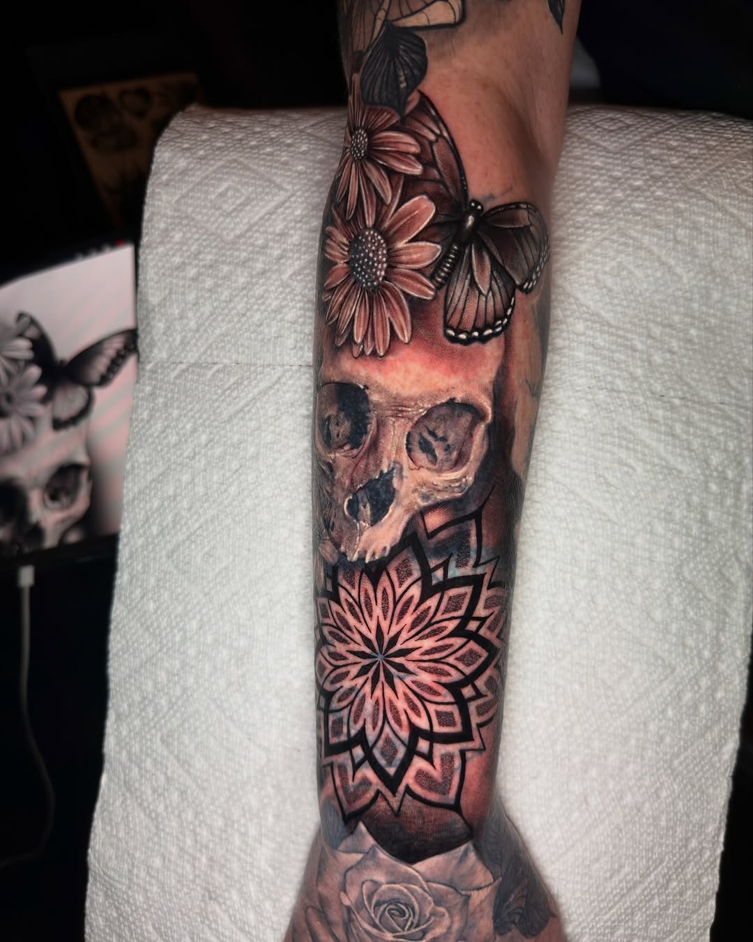 Tattoo by @dale13 — realism, geometric