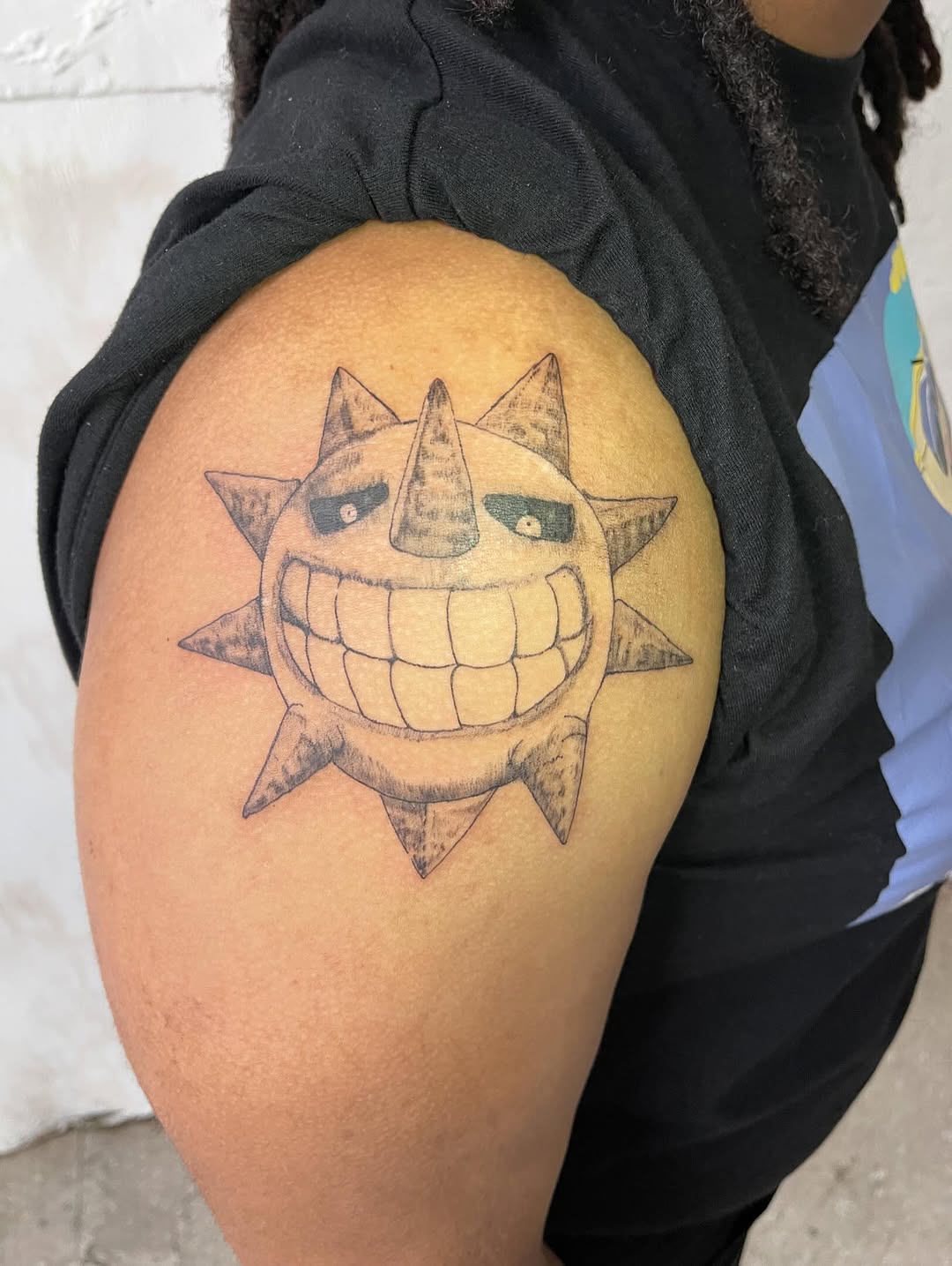 Tattoo by @initiationoftorture — illustrative, black_and_grey