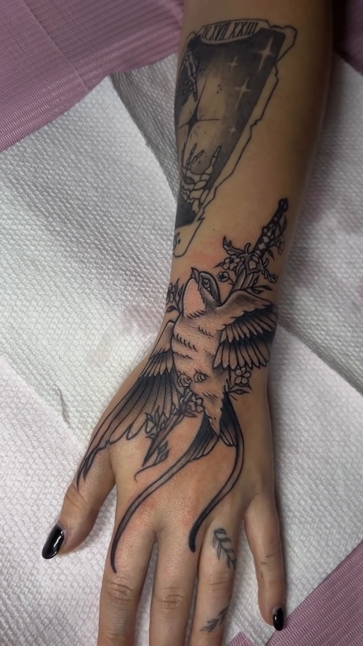Tattoo by @b.crow.tattoos β black_and_grey, realism