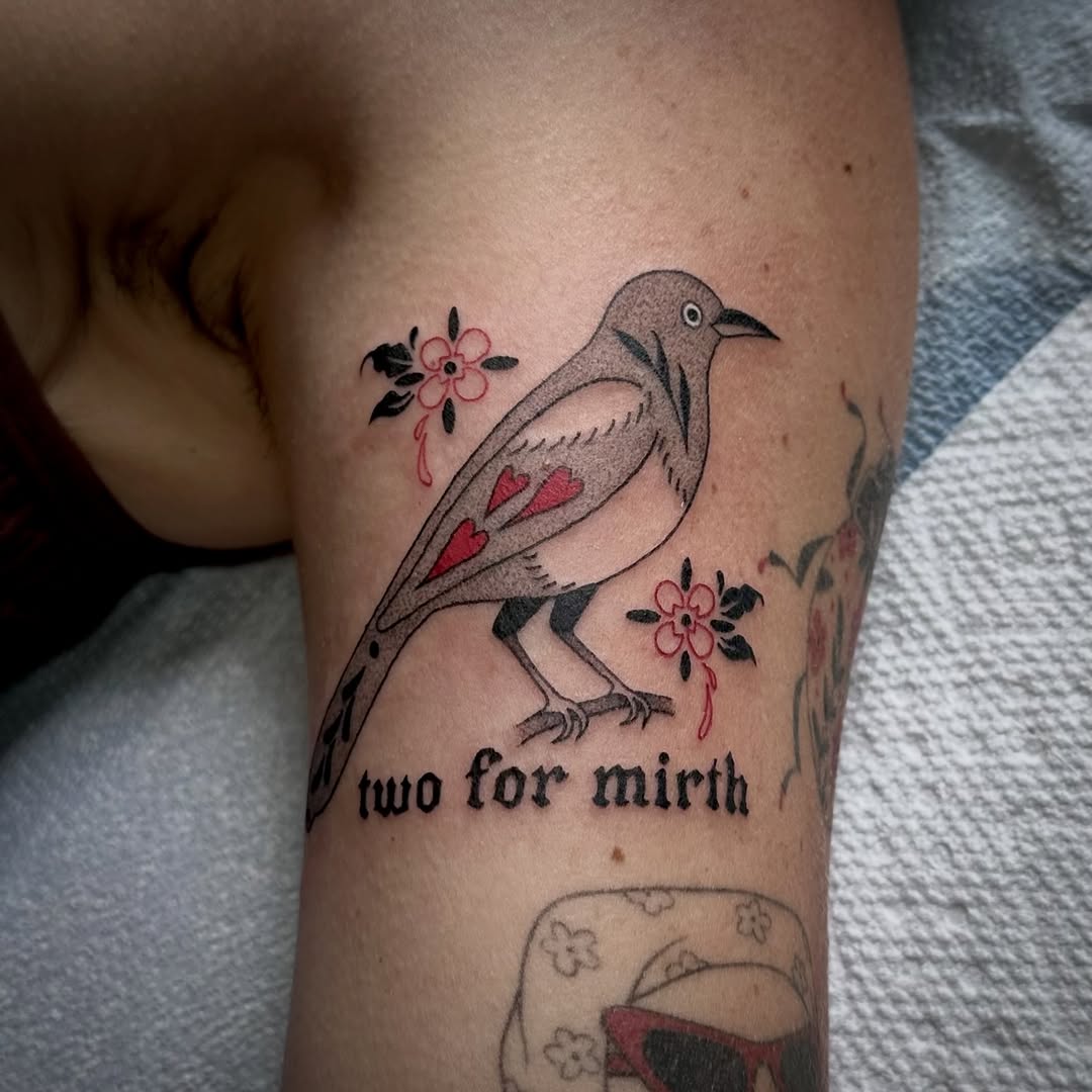 Tattoo by @dana.of.the.dead — american_traditional, lettering_script