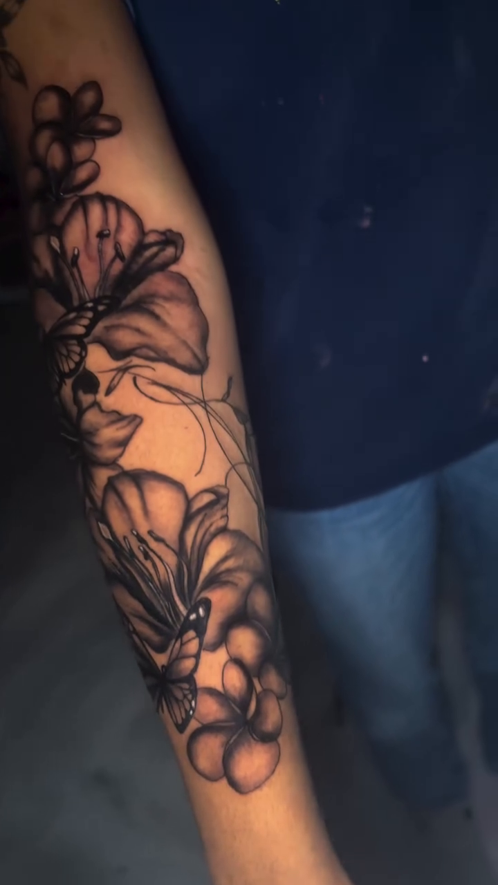 Tattoo by @blizzytatts — black_and_grey, realism