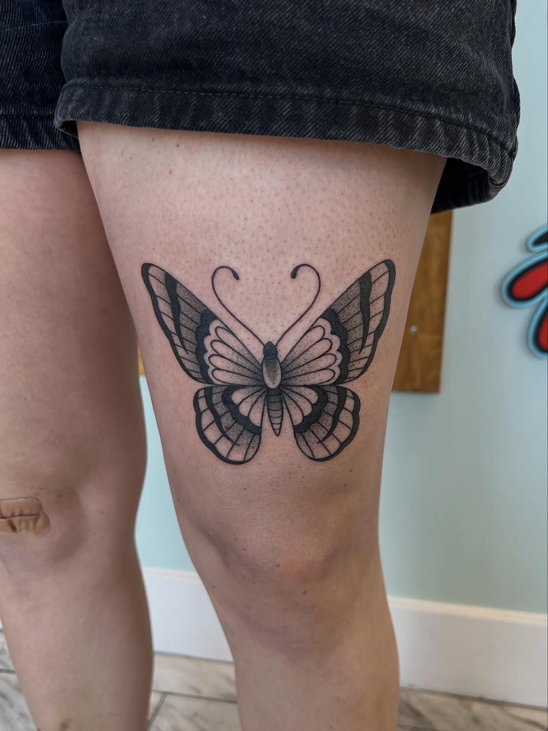 Tattoo by @alyssadragetattoo — illustrative, black_and_grey