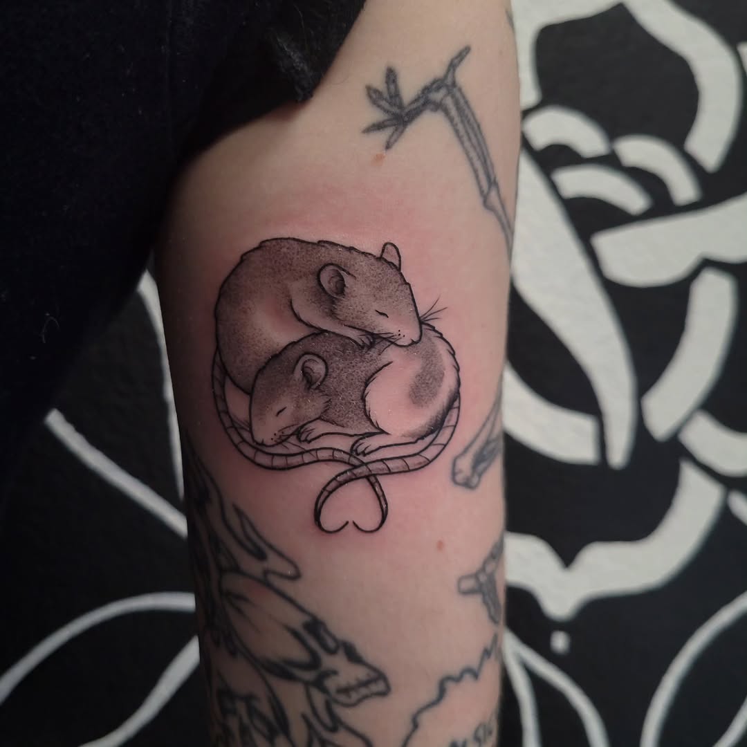 Tattoo by @marinas.tattoos — black_and_grey