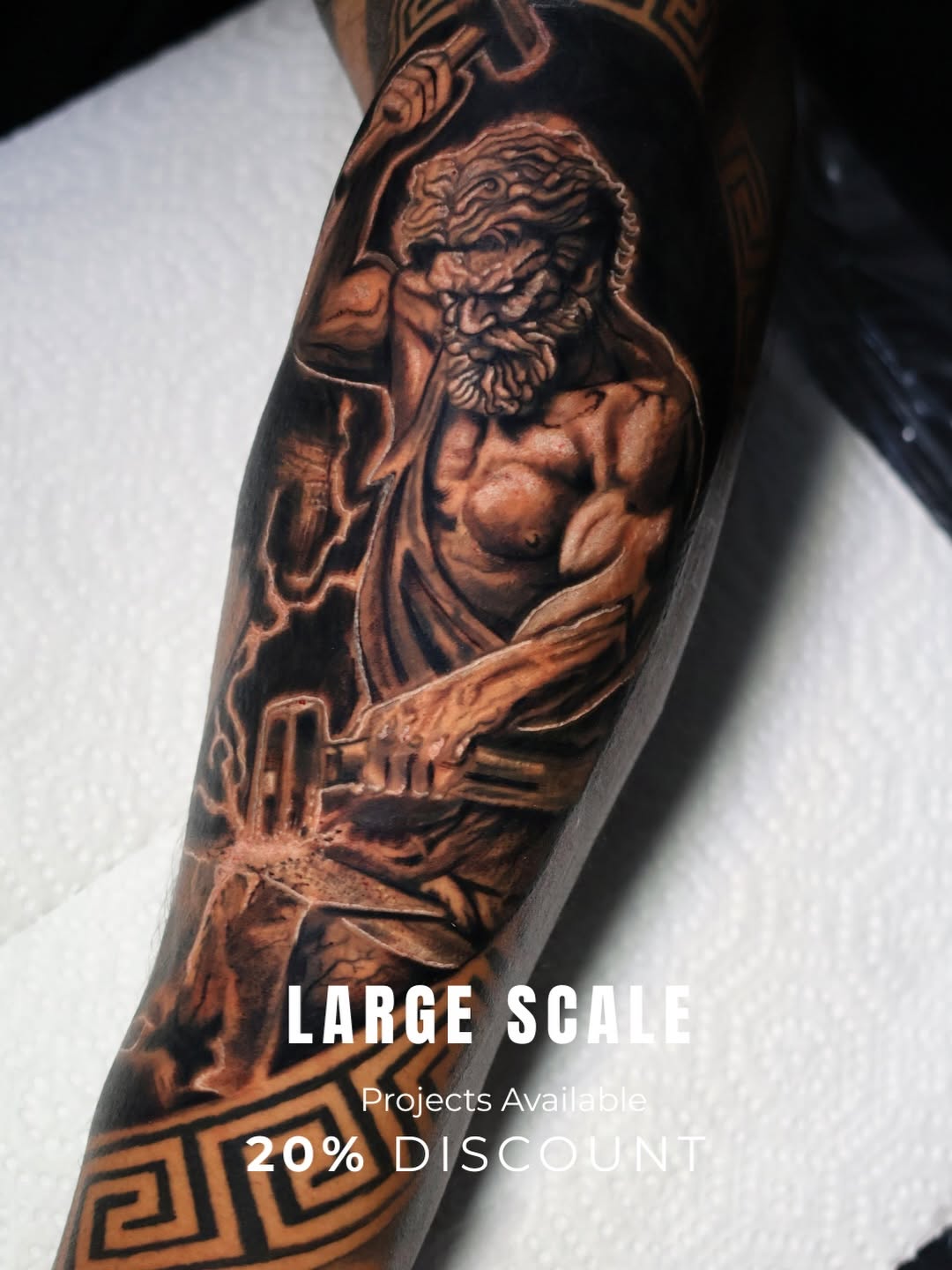 Tattoo by @germanpatino_ink — realism, black_and_grey