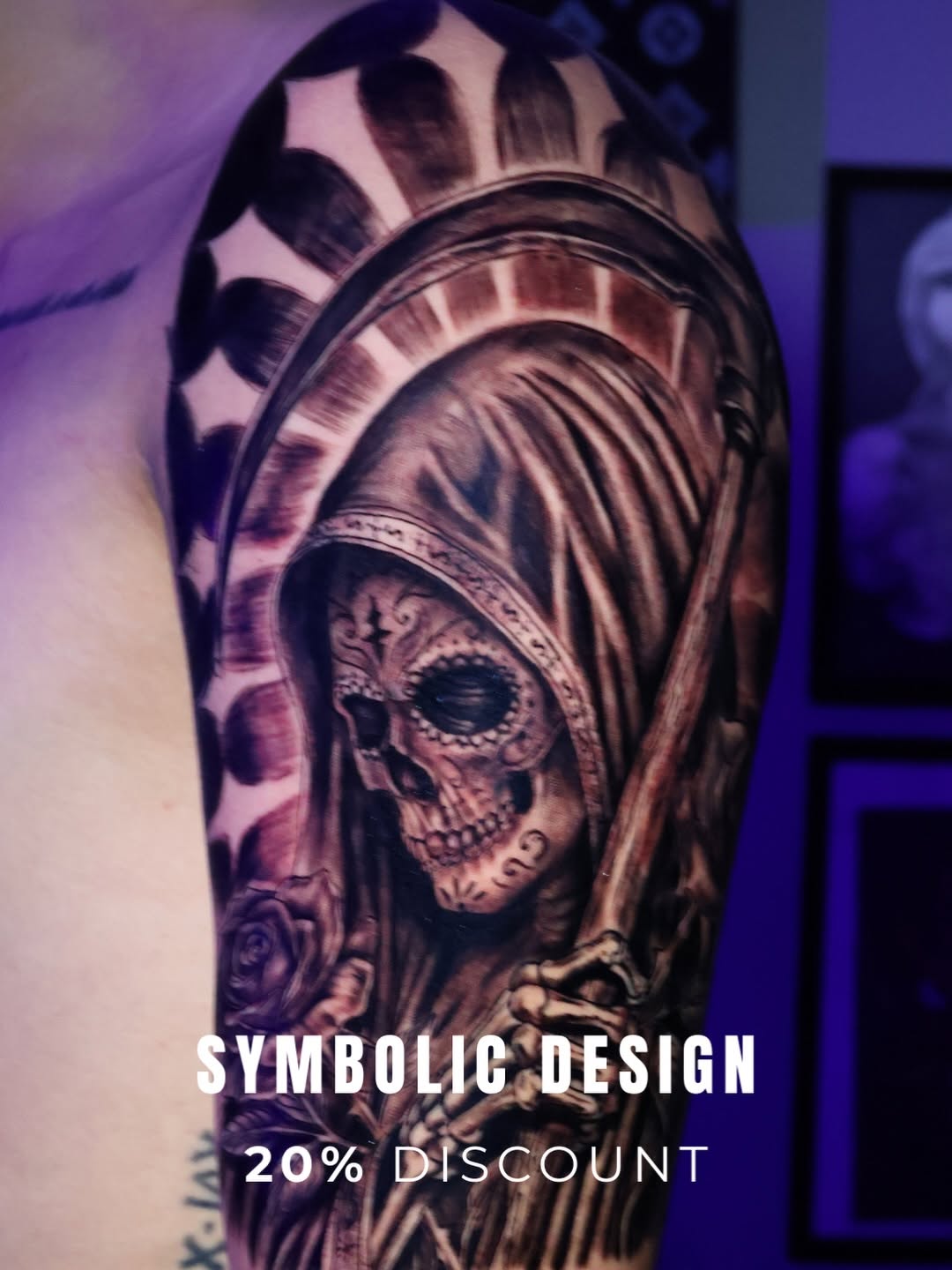 Tattoo by @germanpatino_ink — realism, black_and_grey