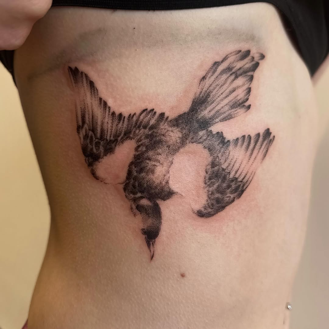 Tattoo by @en__jpeg — black_and_grey, realism