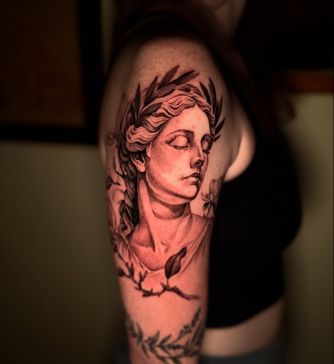 Tattoo by @blank__canvas__ink — black_and_grey, realism
