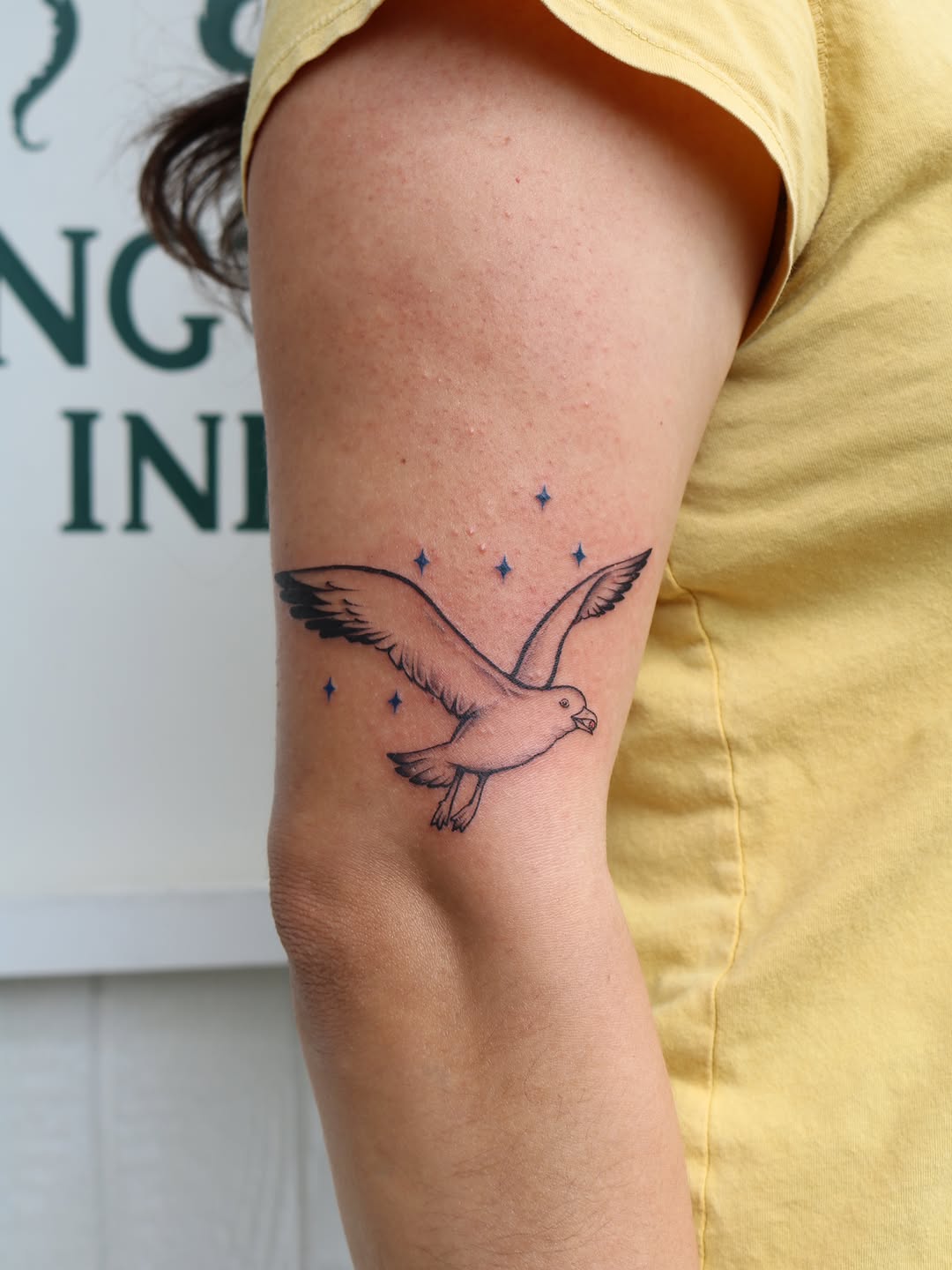Tattoo by @kingtideink โ fine_line