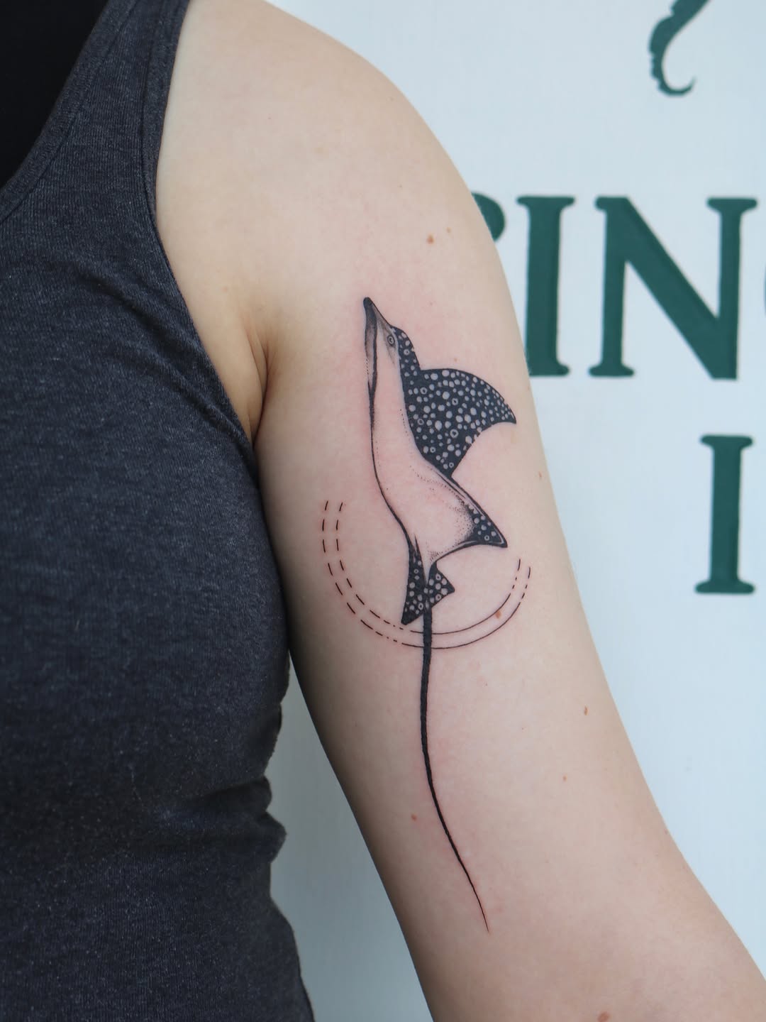 Tattoo by @kingtideink โ fine_line