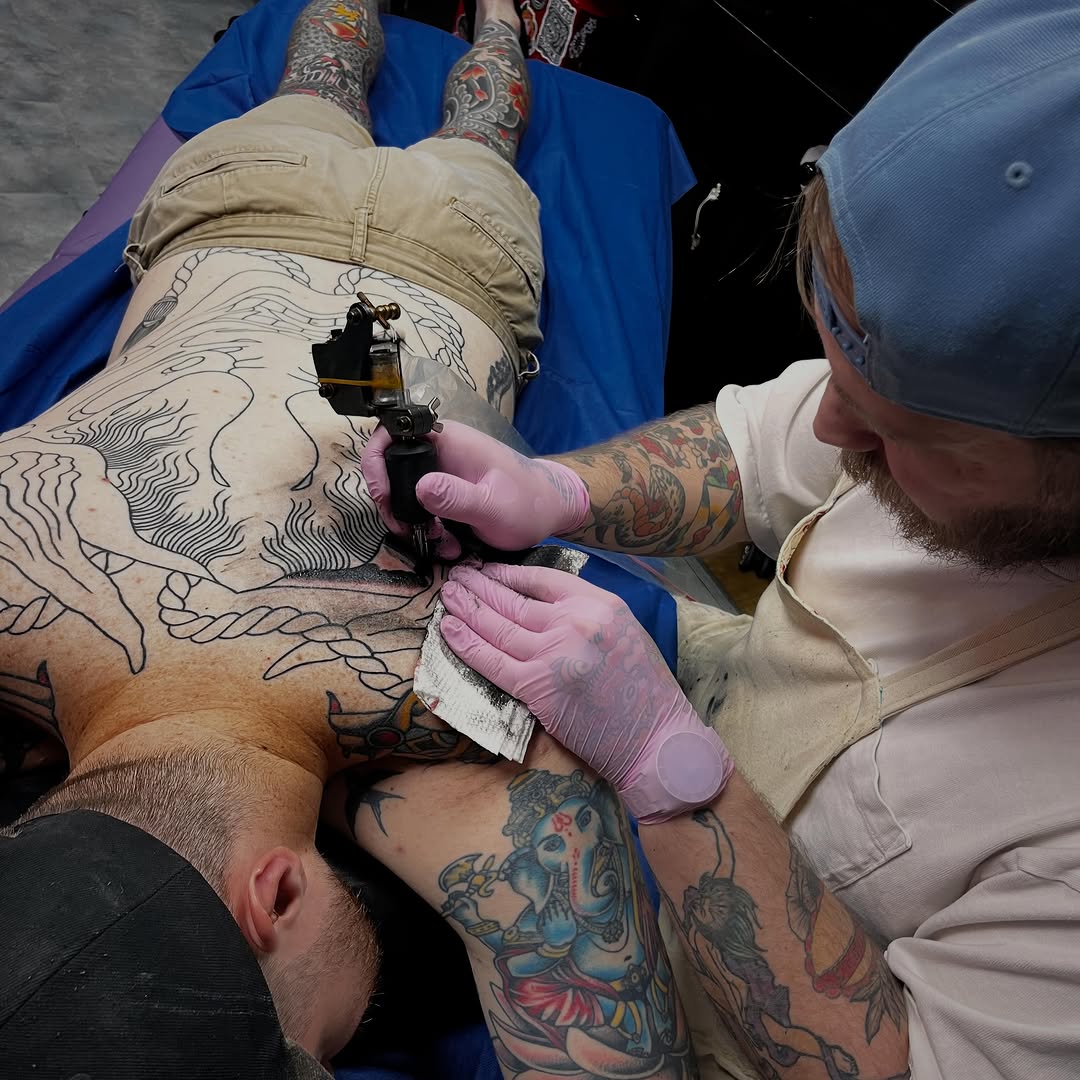 Tattoo by @robbdoodle — japanese_irezumi, illustrative