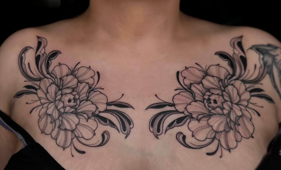 Tattoo by @koko_tattoos — black_and_grey, ornamental