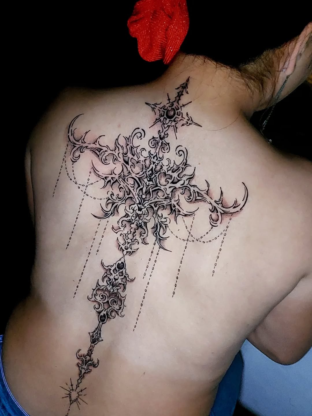 Tattoo by @dazorath — black_and_grey, ornamental