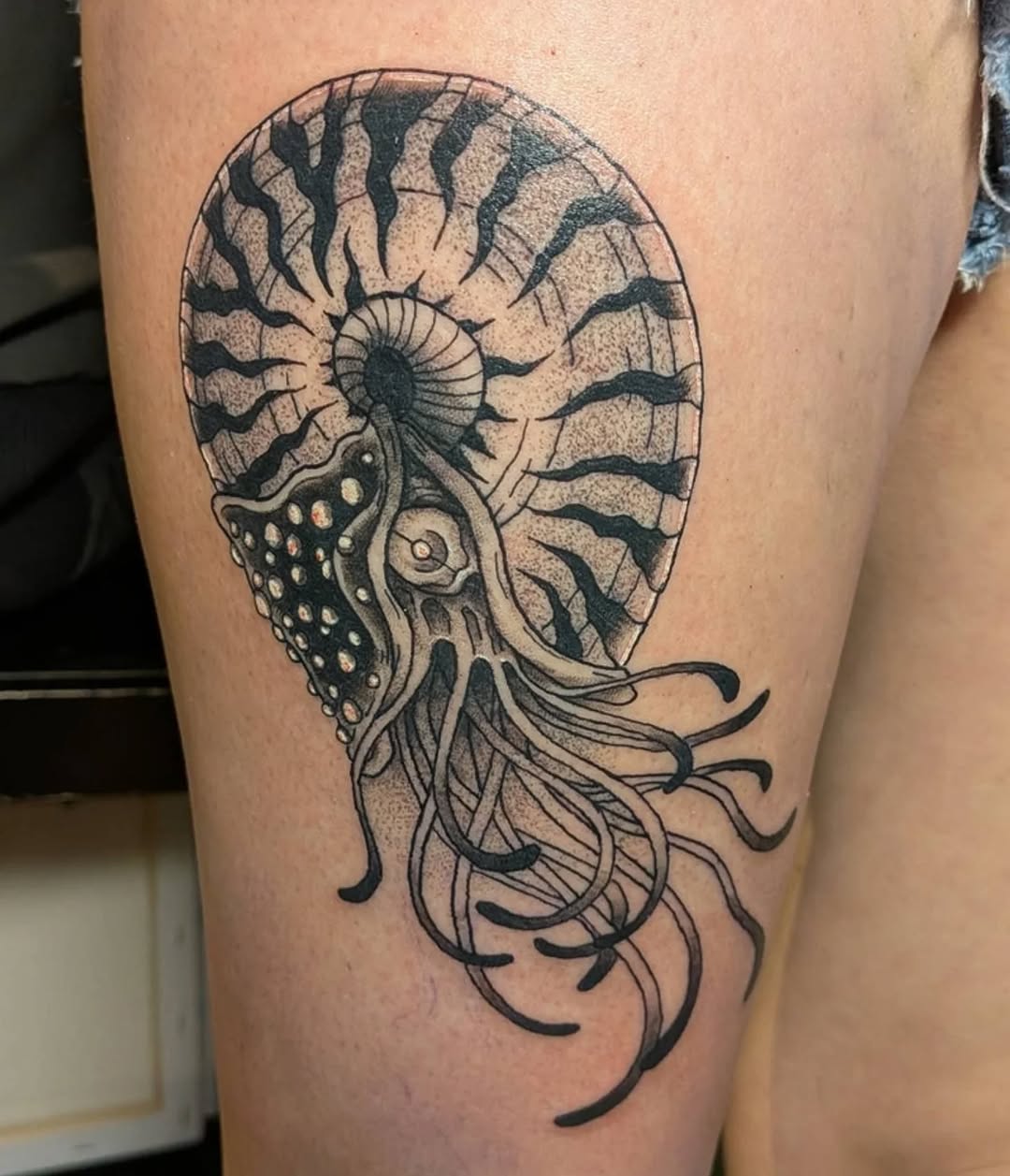 Tattoo by @damondemonink β black_and_grey