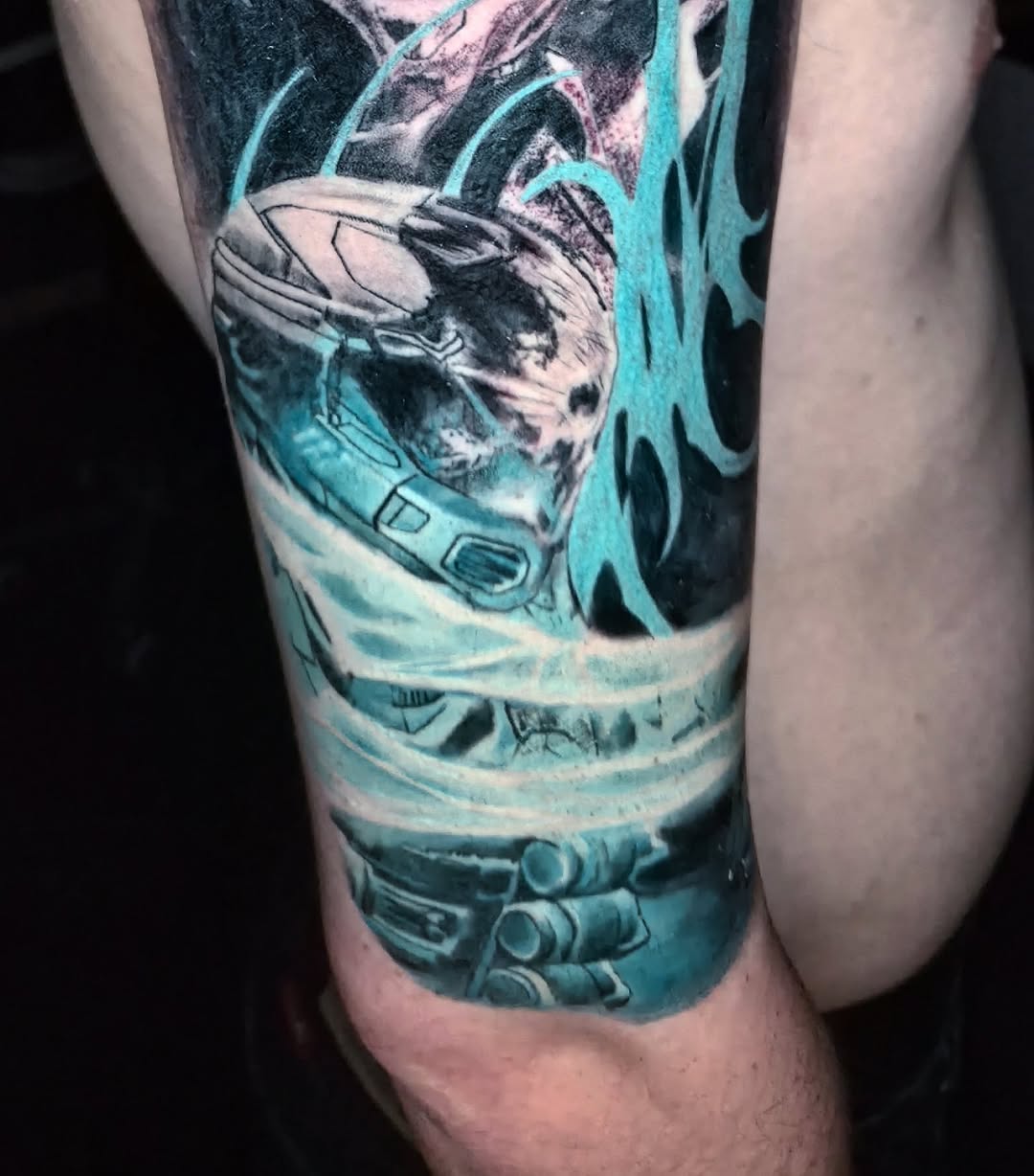 Tattoo by @spencer.tats — realism, illustrative