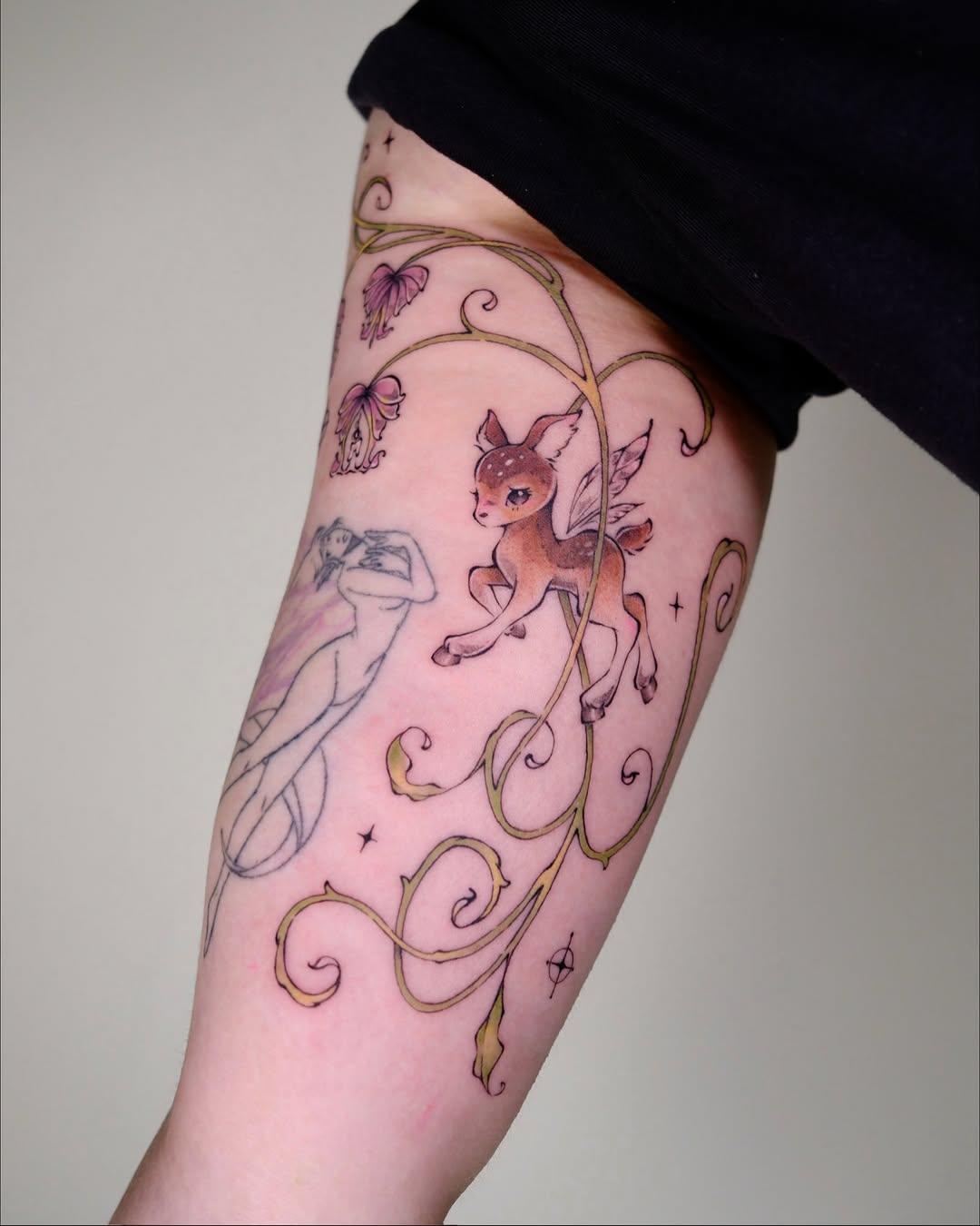 Tattoo by @lunarabbittattoo â new_school, illustrative
