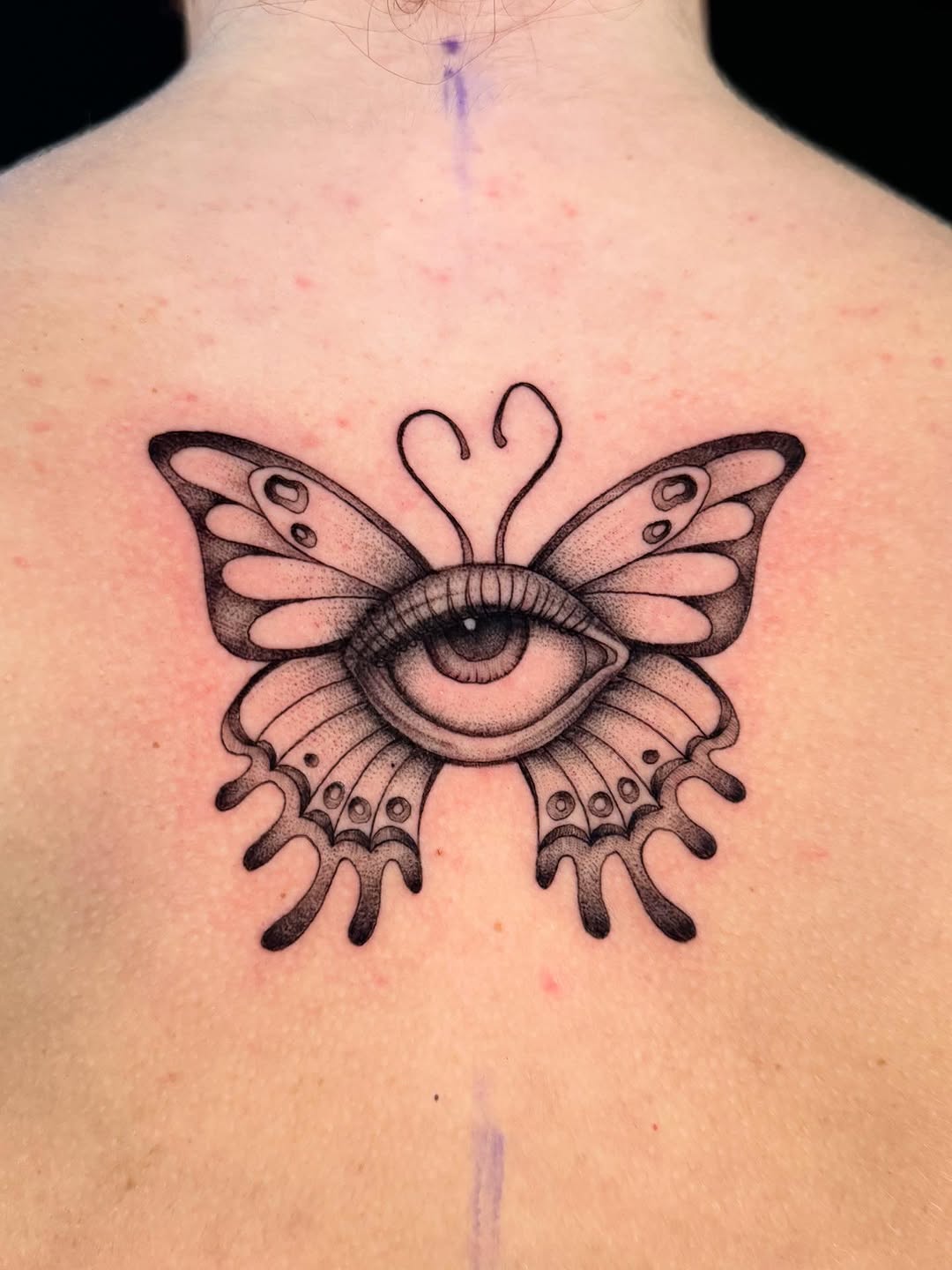 Tattoo by @haiziegrey — dotwork