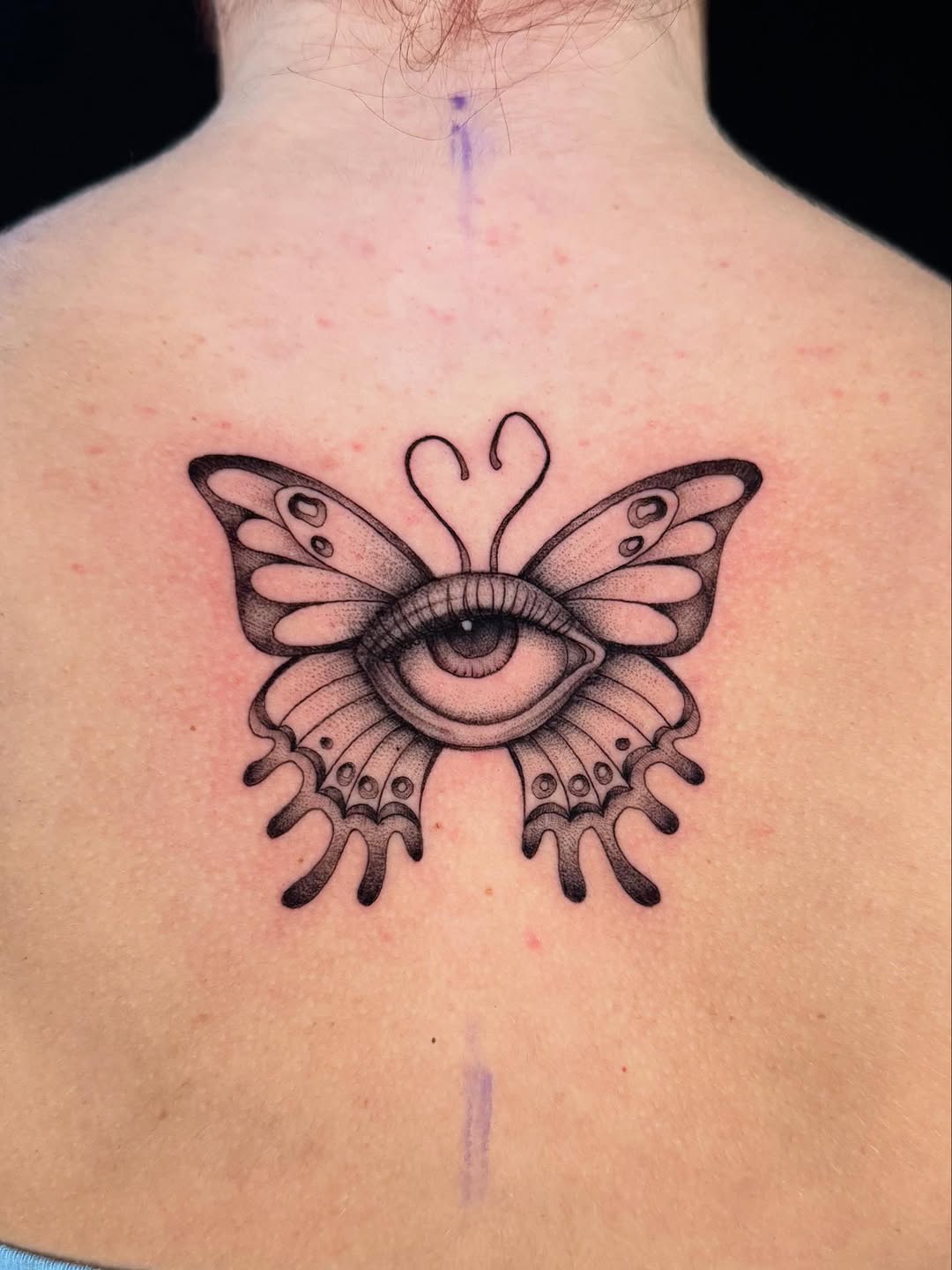 Tattoo by @haiziegrey — black_and_grey