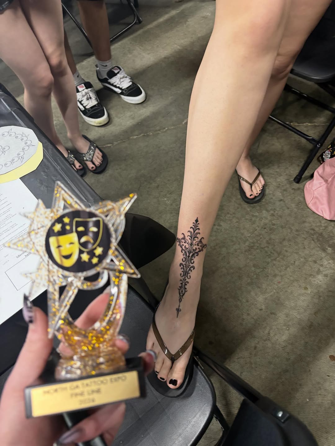Tattoo by @darsey.waters.art โ fine_line, ornamental