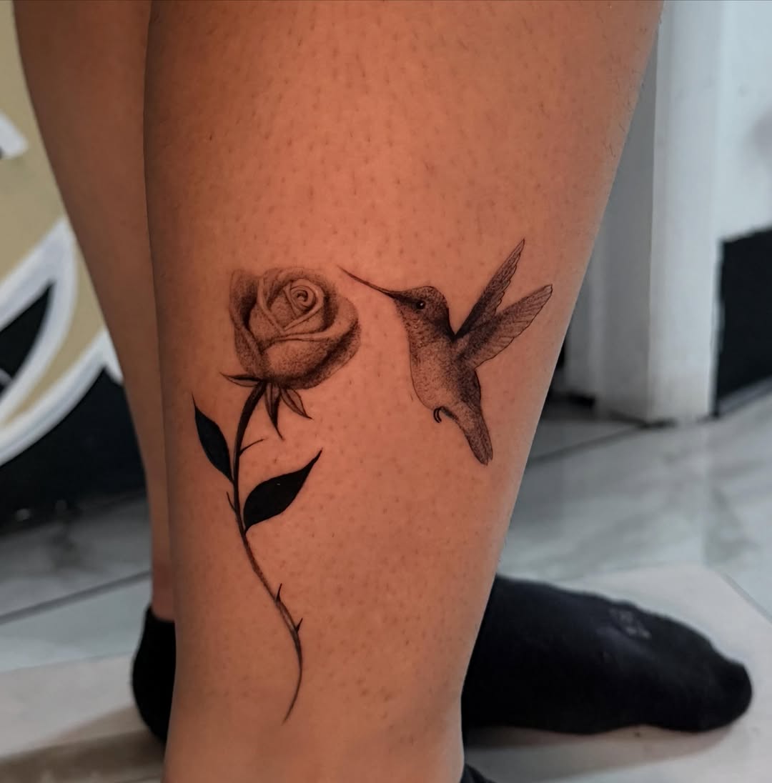 Tattoo by @inkszi — black_and_grey, realism