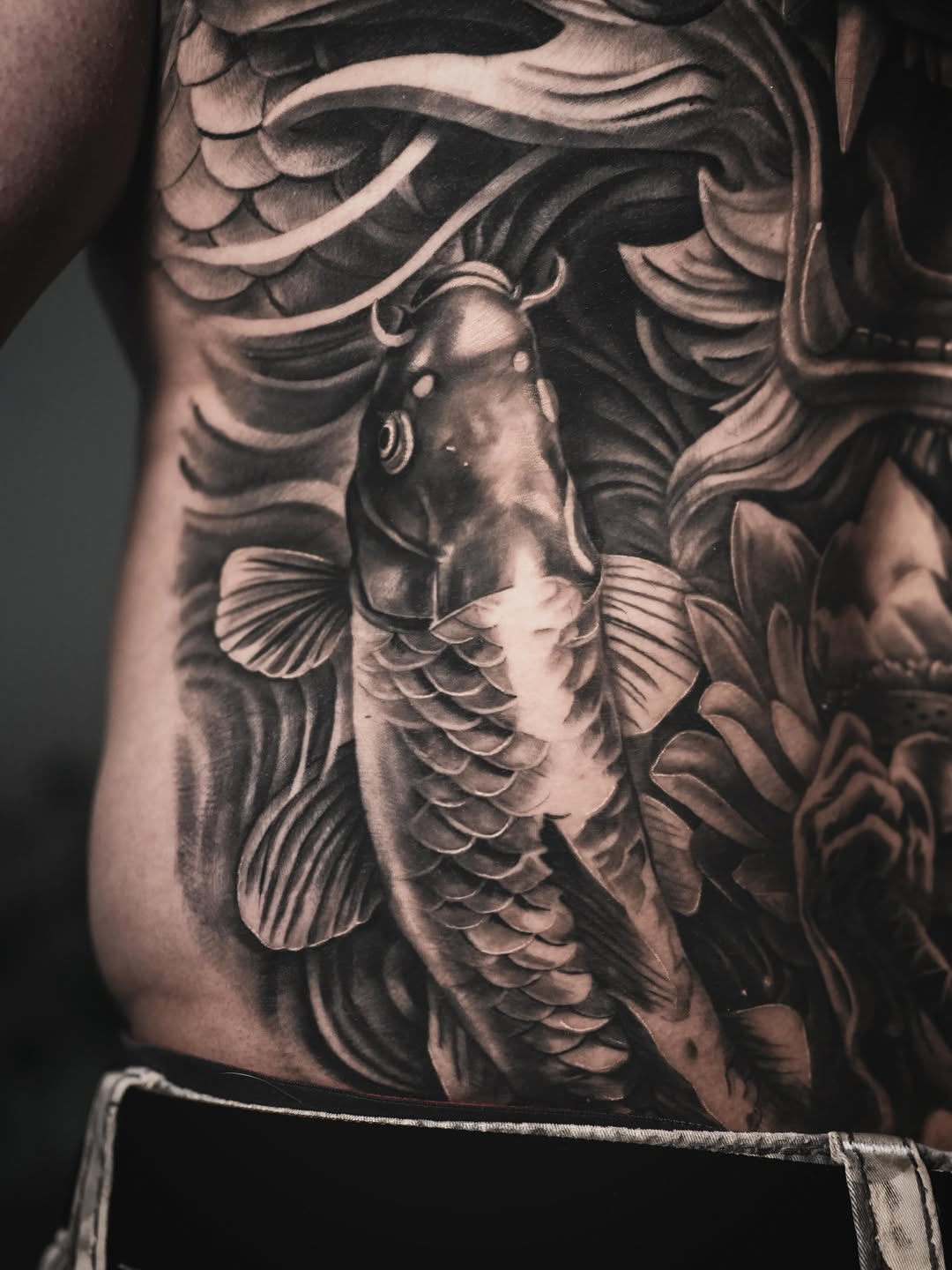Tattoo by @tattoosbyclaude — black_and_grey, realism