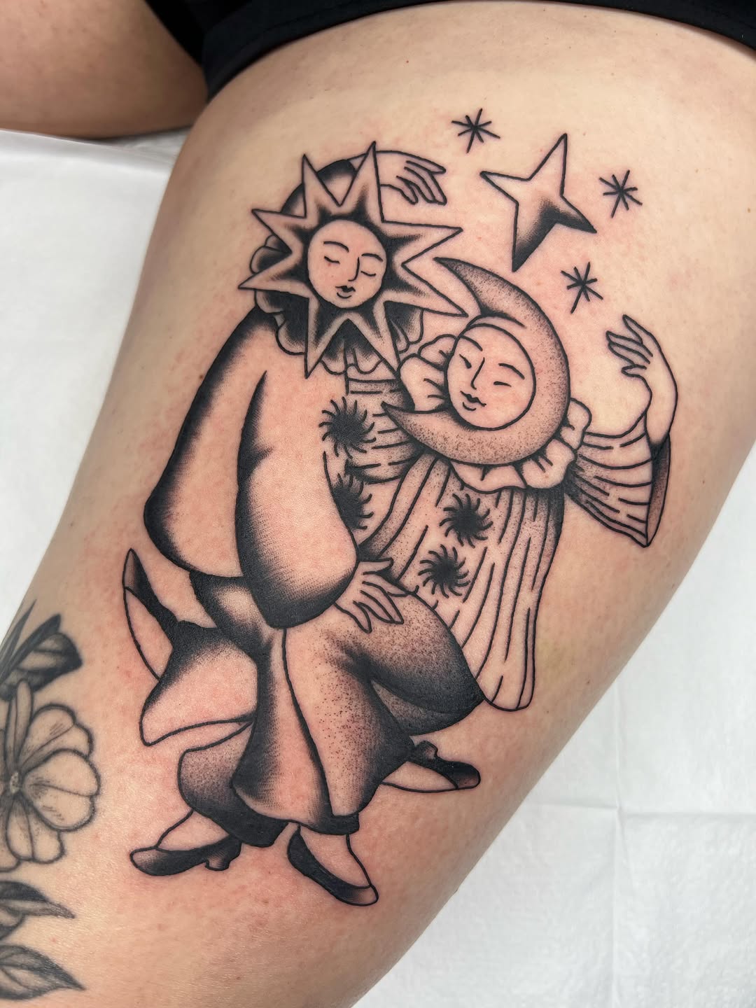 Tattoo by @hannahtattana β neo_traditional, black_and_grey