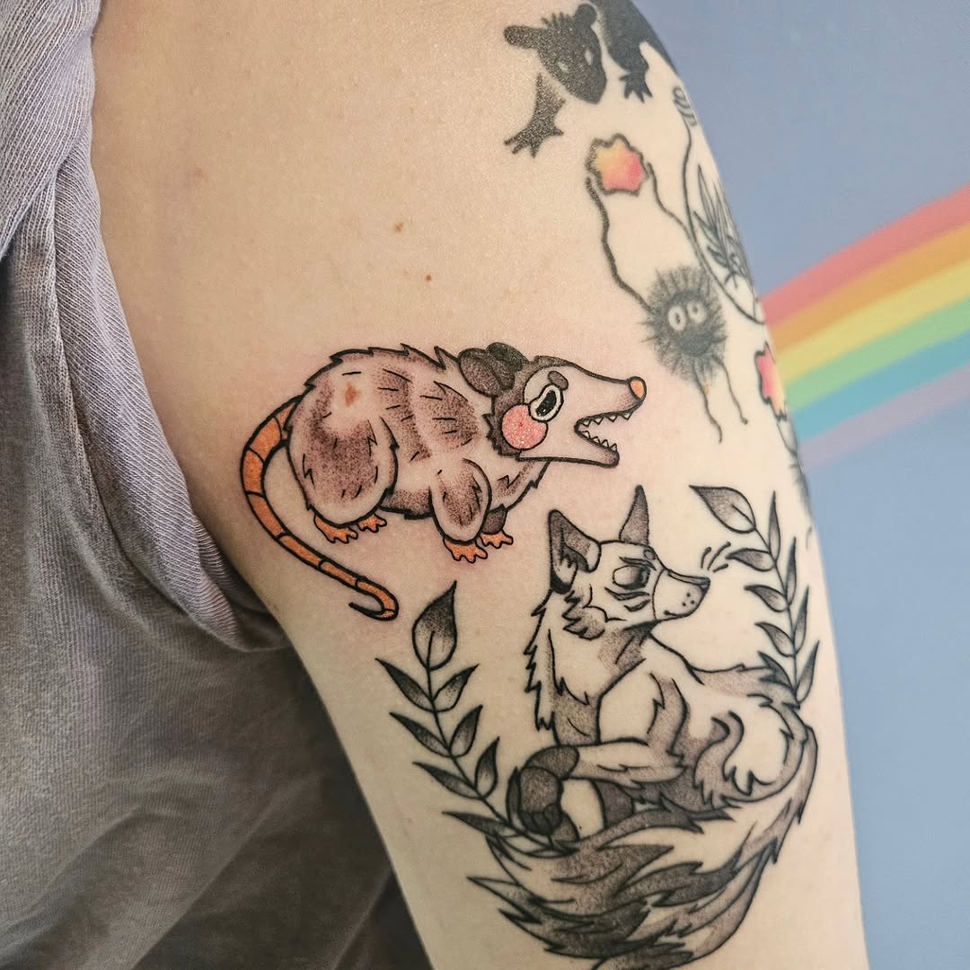 Tattoo by @grayscaleskies — new_school
