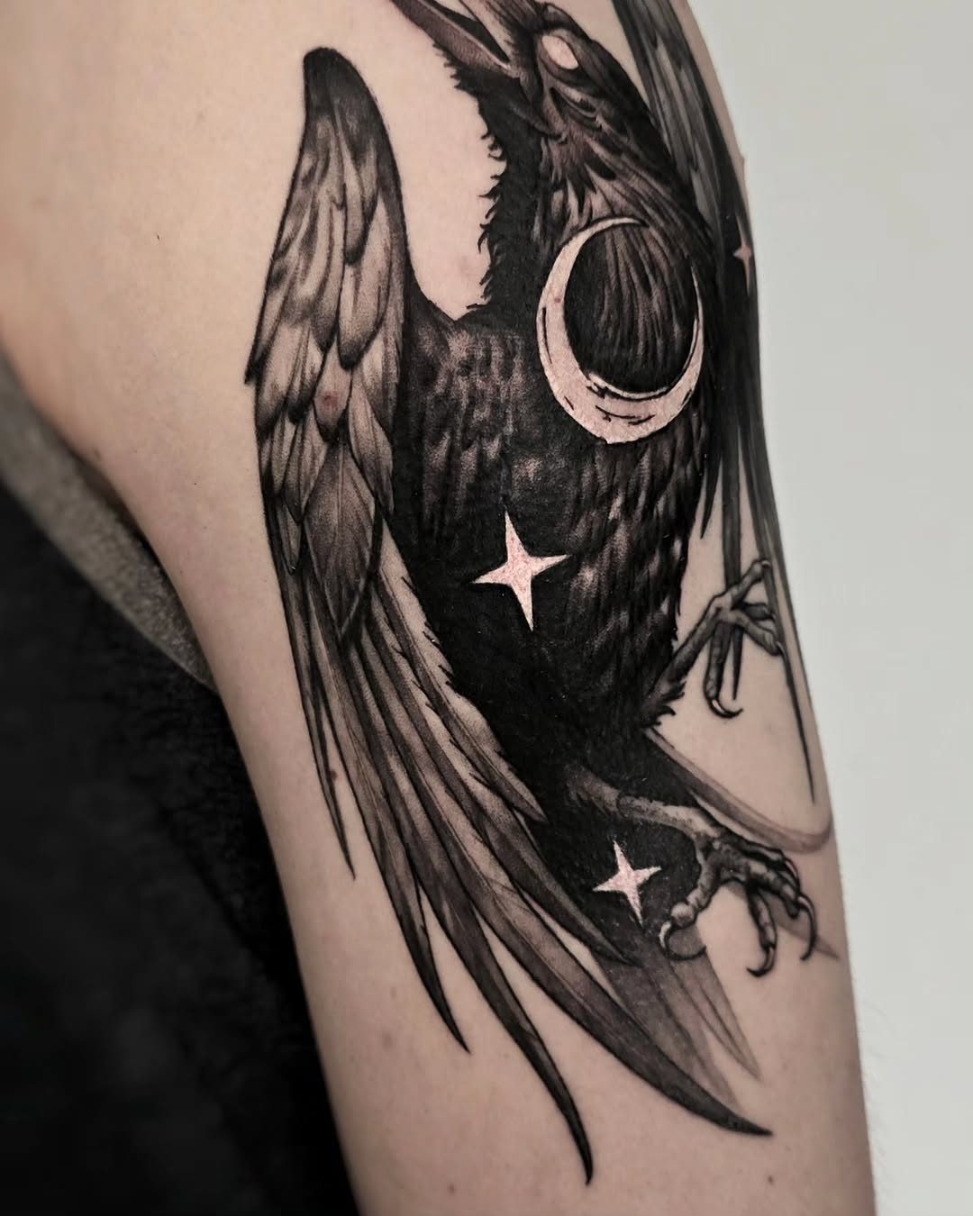 Tattoo by @zombrietattoos — blackwork, illustrative