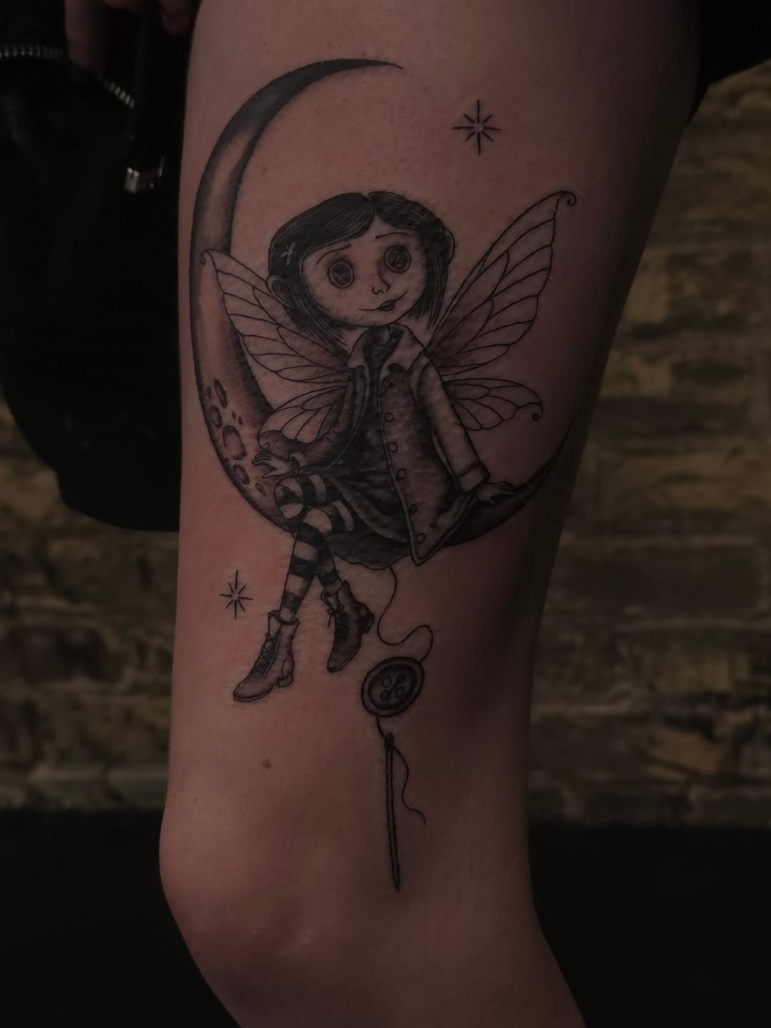 Tattoo by @tattoos_bytrinity โ illustrative, black_and_grey