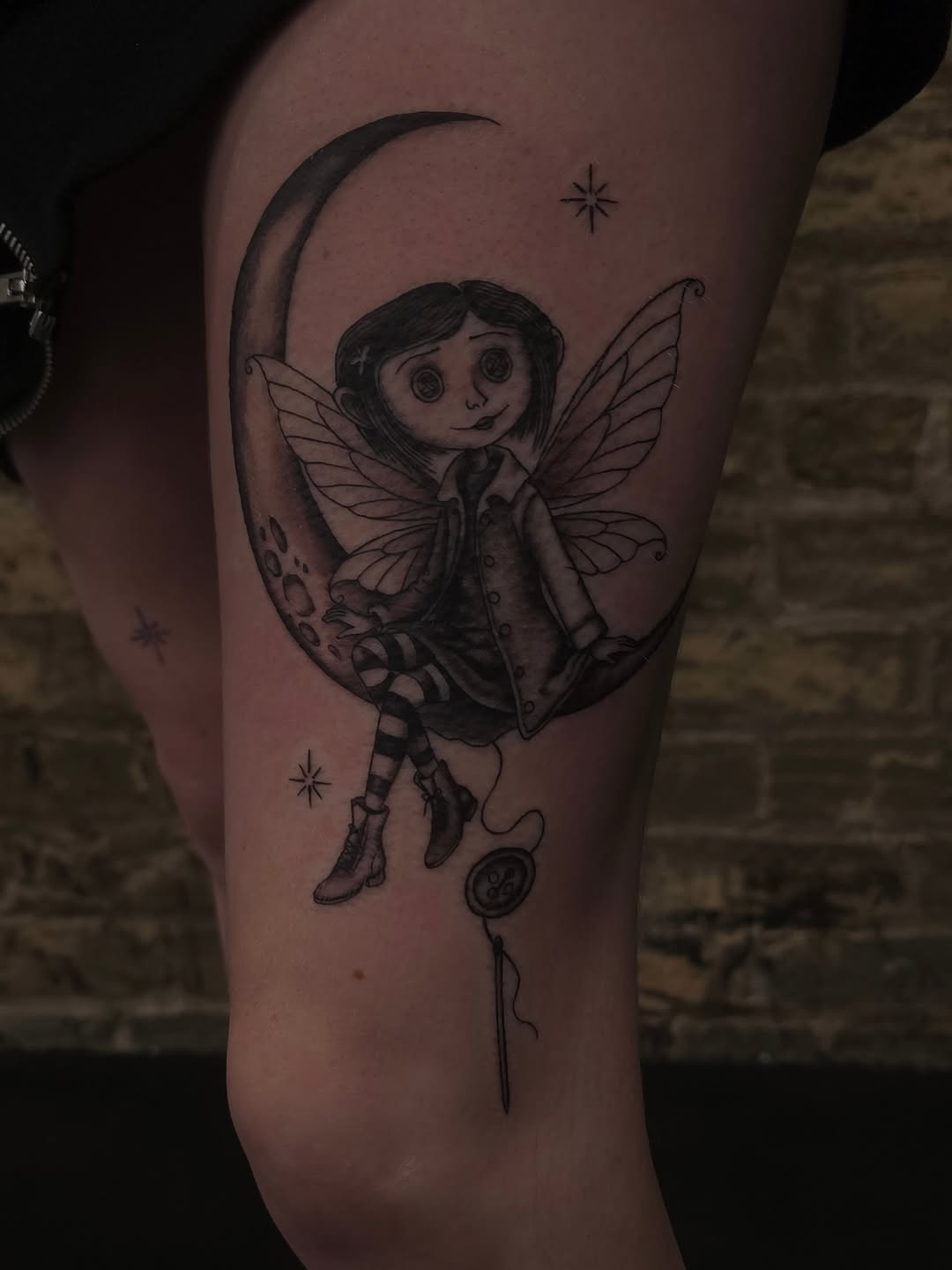 Tattoo by @tattoos_bytrinity โ illustrative, black_and_grey