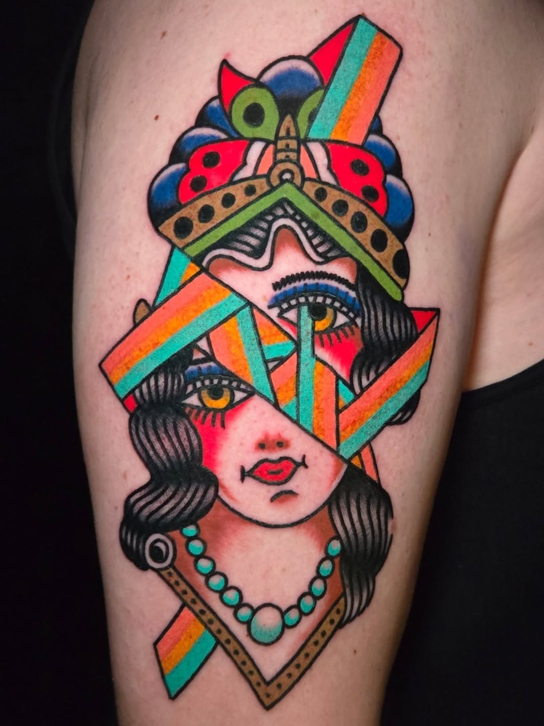 Tattoo by @brenn_cox — neo_traditional, trash_polka