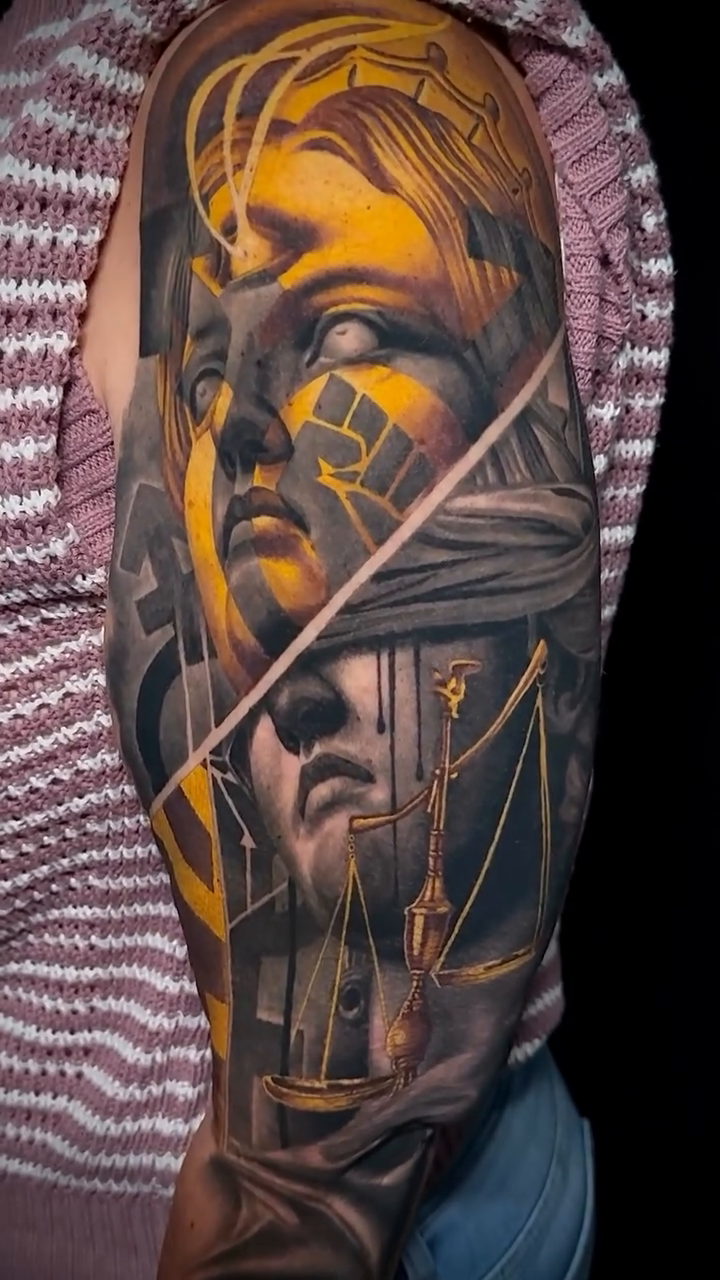 Tattoo by @bobbitnertattoo — realism, black_and_grey