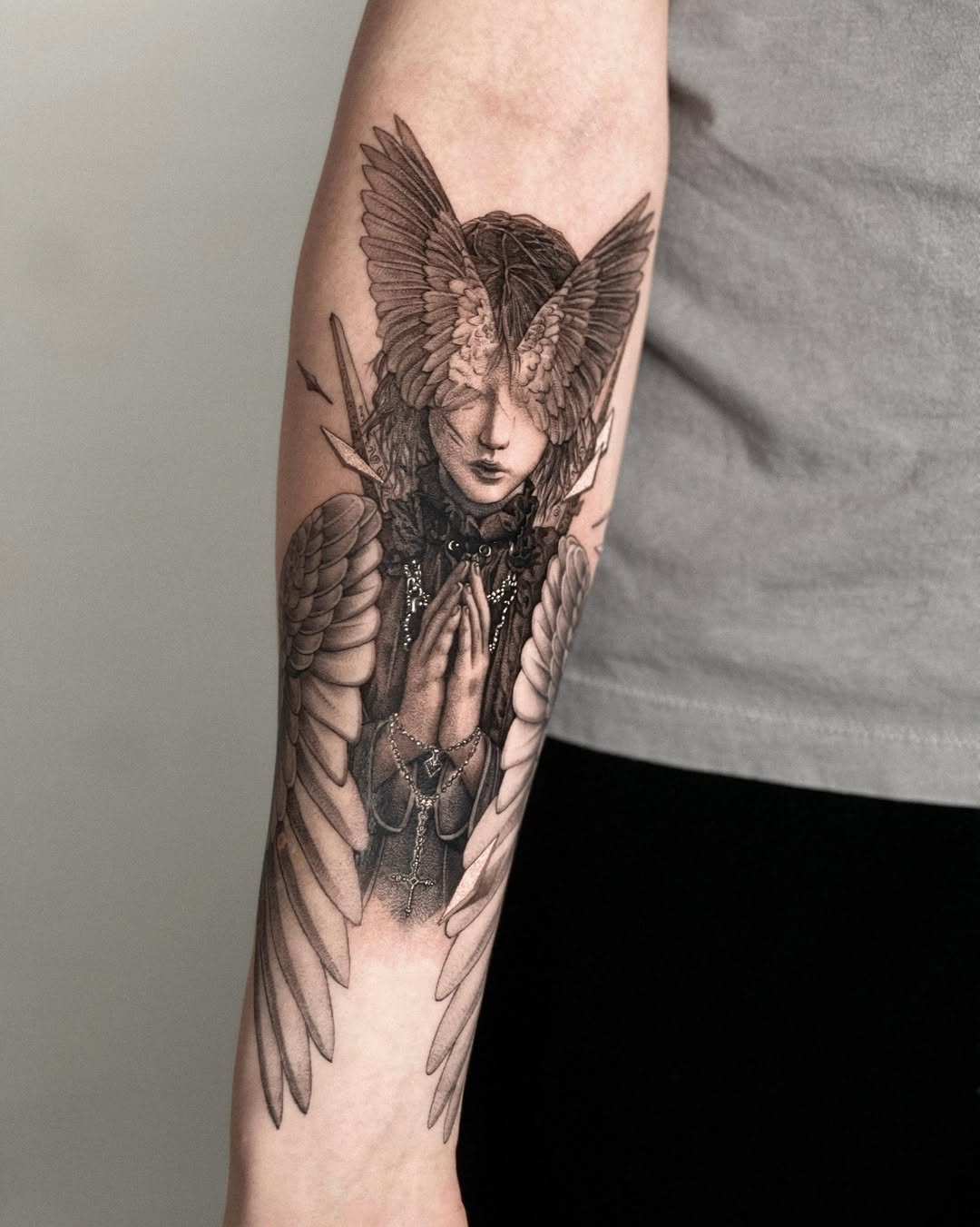 Tattoo by @blackbird_tattooer — realism, dark_realism